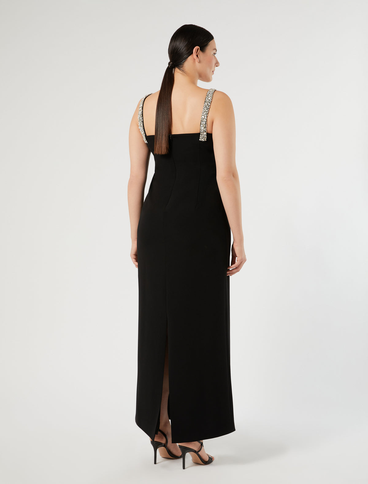 Marina Rinaldi embroidered cady dress for woman