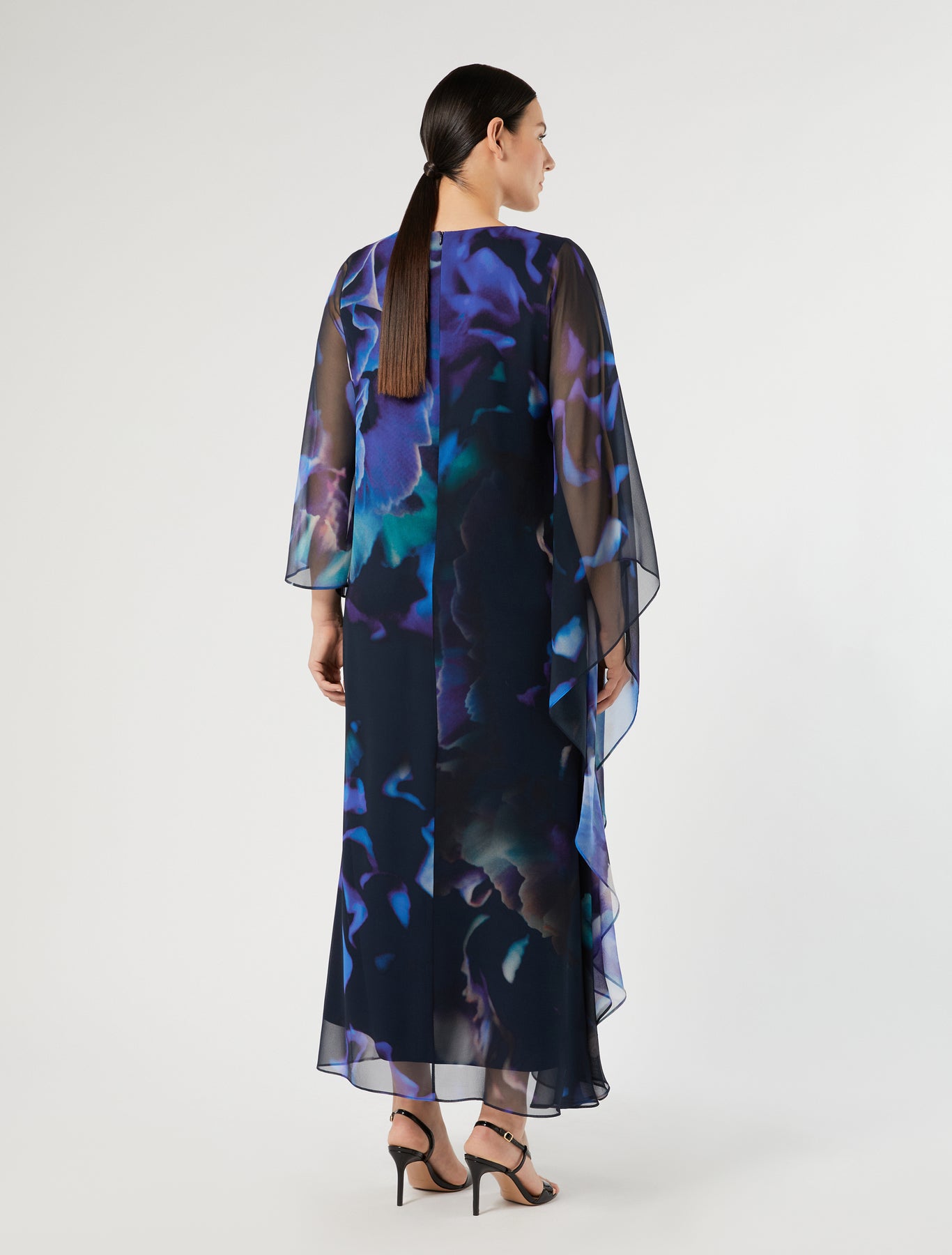 Marina Rinaldi pure silk georgette dress for woman