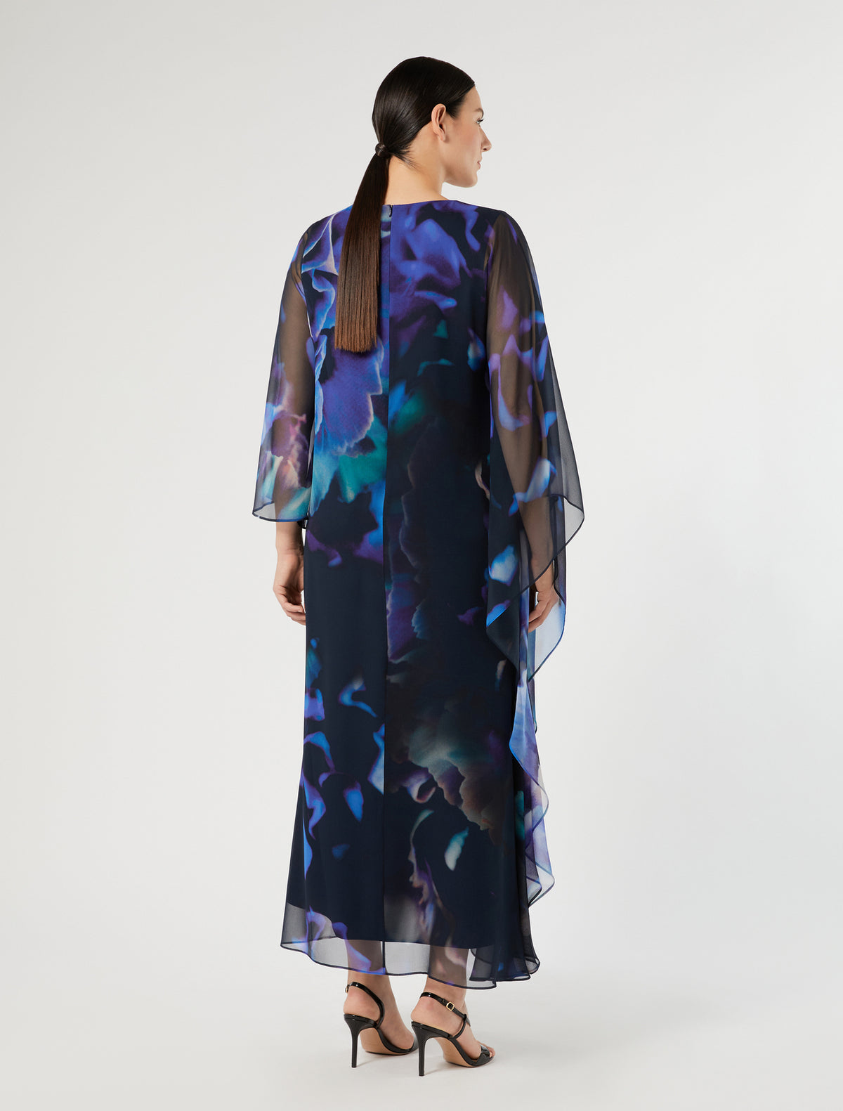 Marina Rinaldi pure silk georgette dress for woman