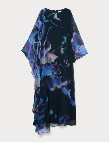 Marina Rinaldi pure silk georgette dress for woman