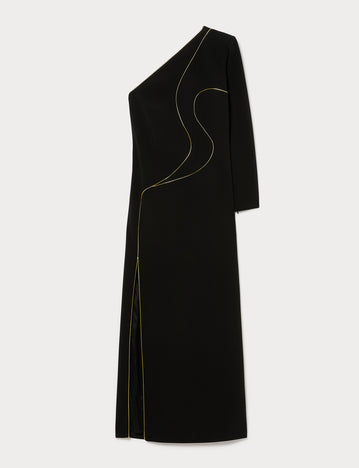 Marina Rinaldi cady one-shoulder dress for woman