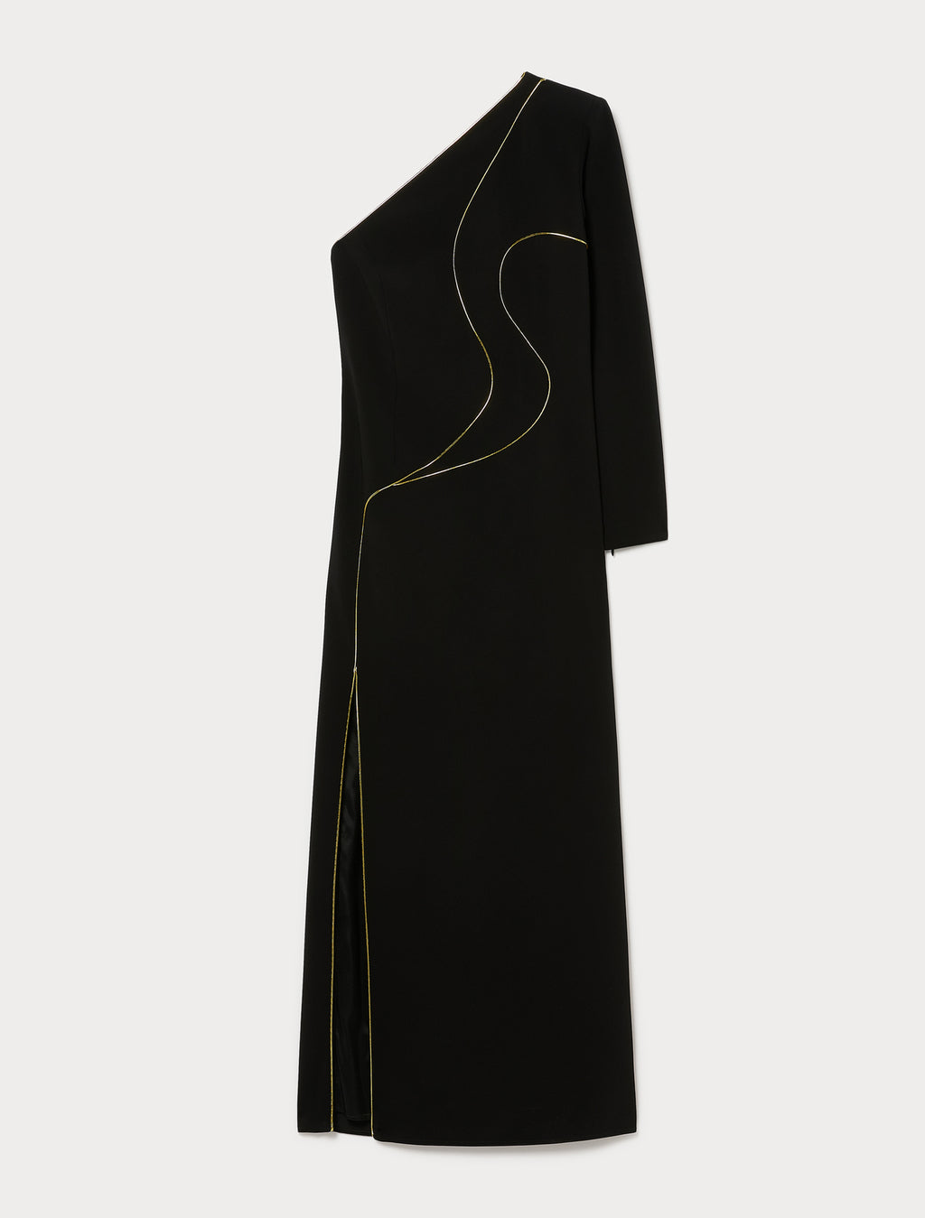 Marina Rinaldi cady one-shoulder dress for woman