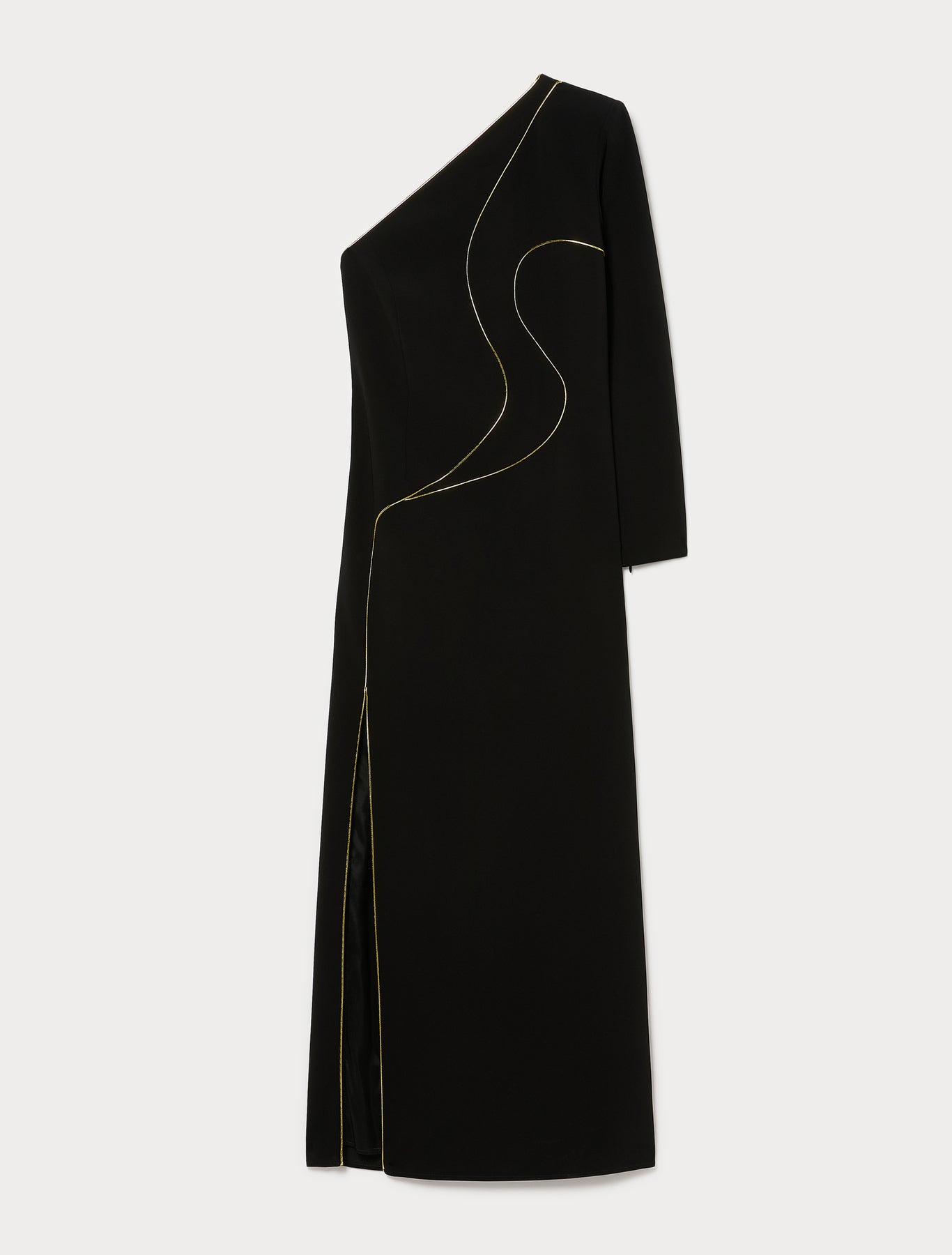 Marina Rinaldi cady one-shoulder dress for woman