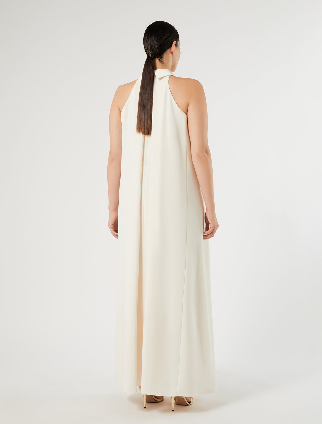 Marina Rinaldi cady and satin dress for woman