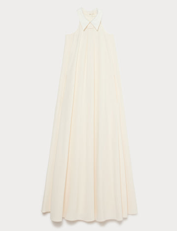 Marina Rinaldi cady and satin dress for woman