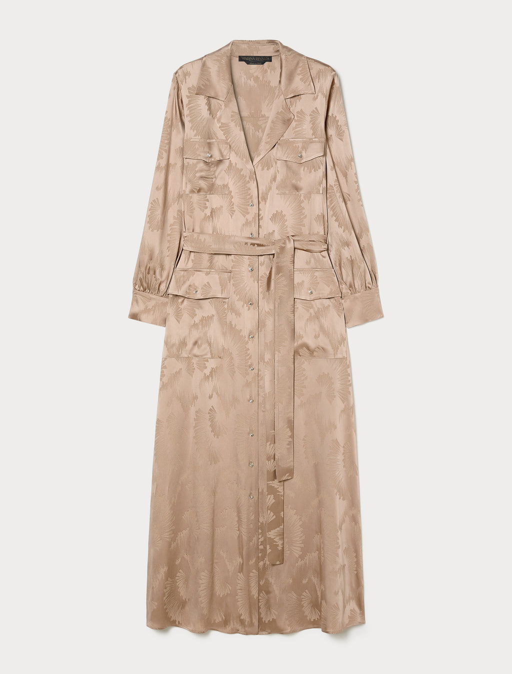 Jacquard shirt dress