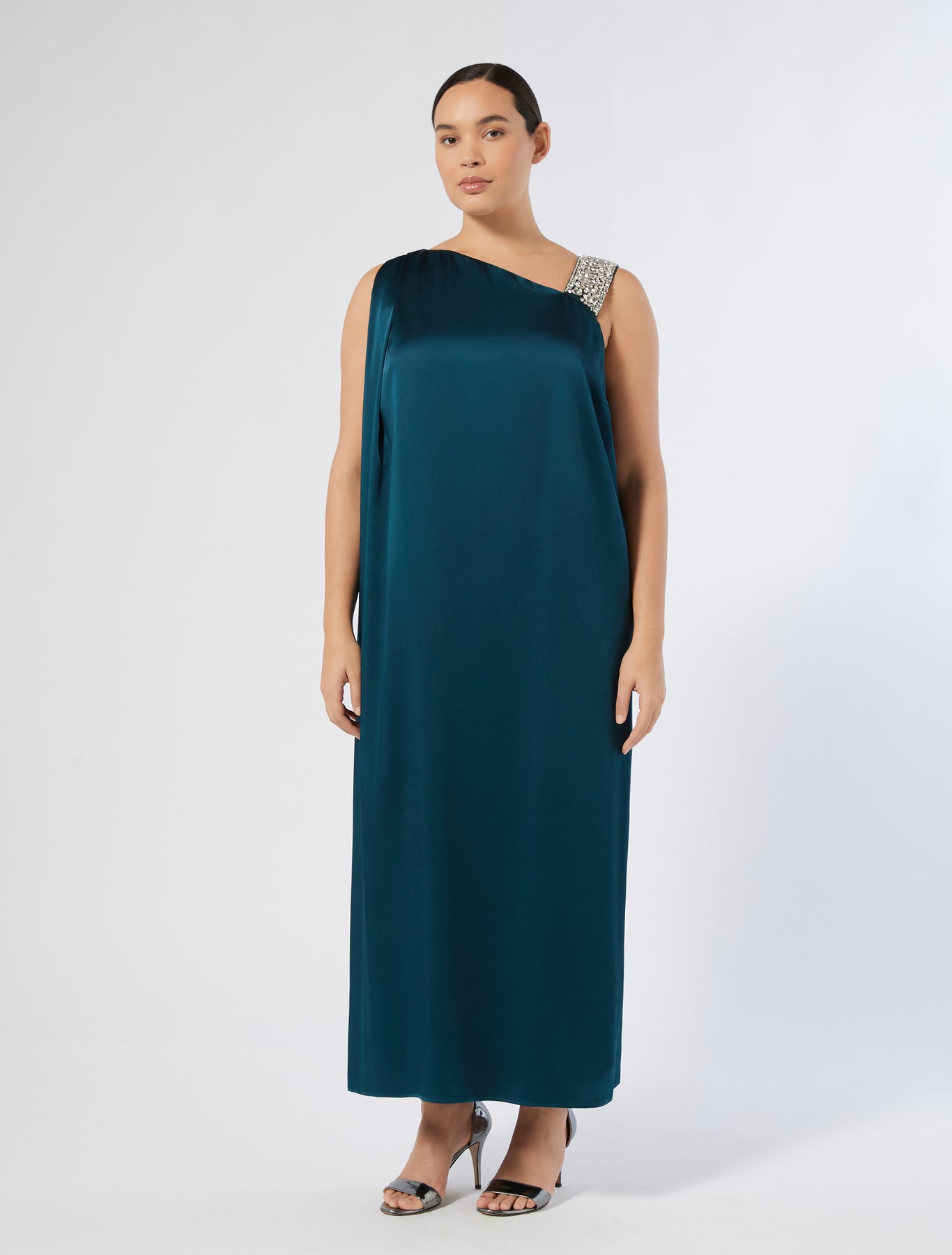 Crepe envers satin dress