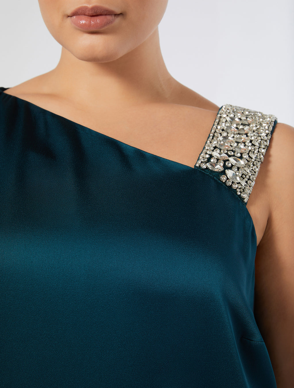 Crepe envers satin dress