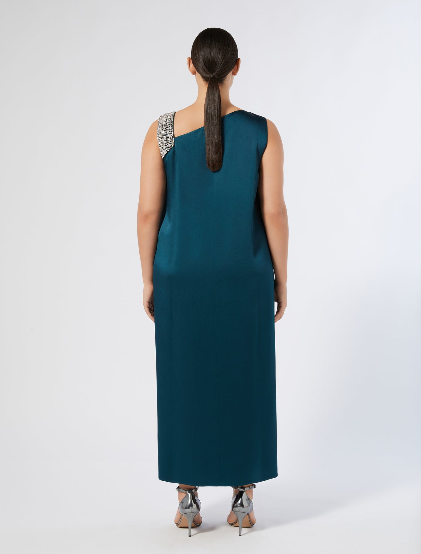 Crepe envers satin dress