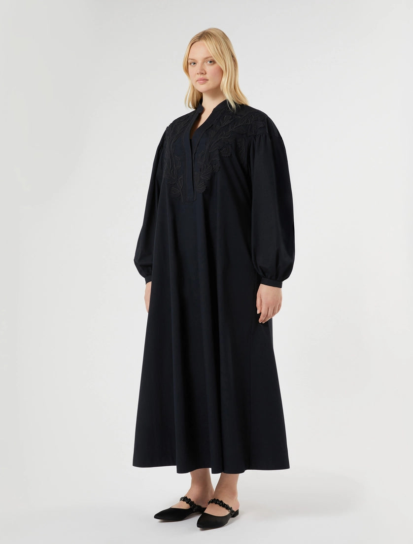 Organic cotton poplin dress