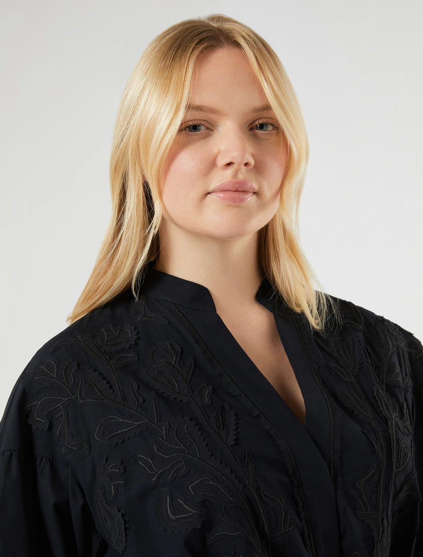 Organic cotton poplin dress