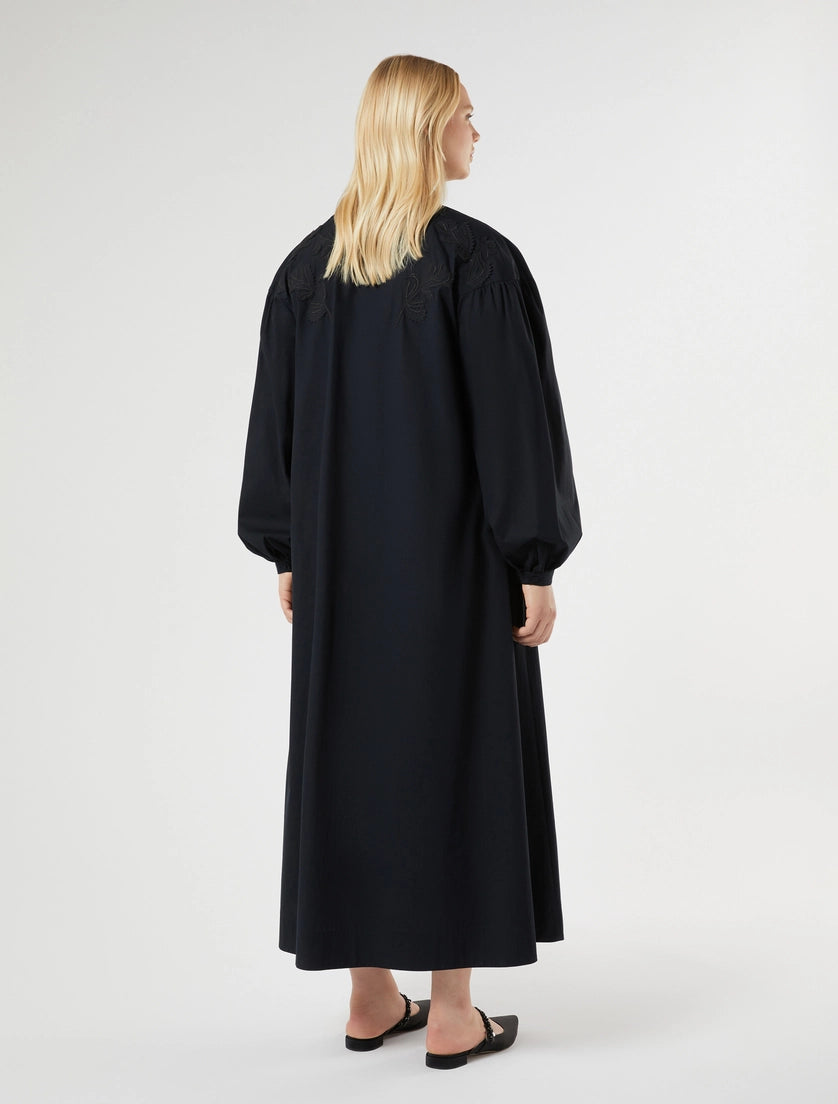 Organic cotton poplin dress