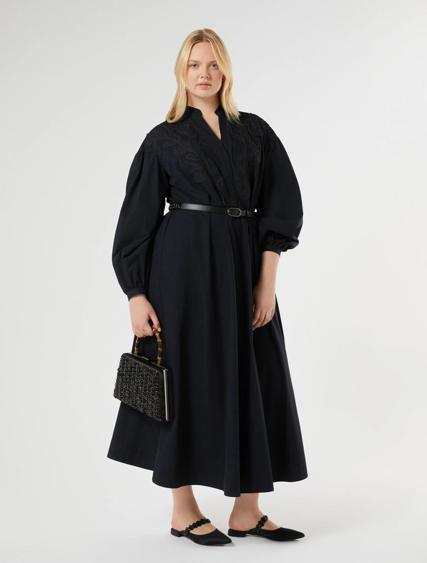 Organic cotton poplin dress