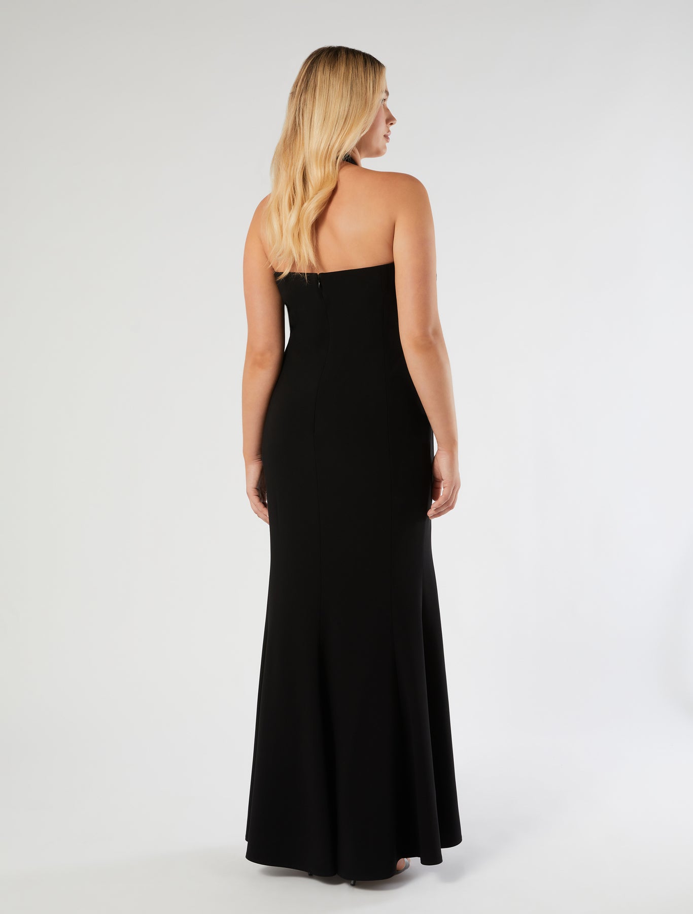 marina rinaldi embroidered cady dress and cape for woman