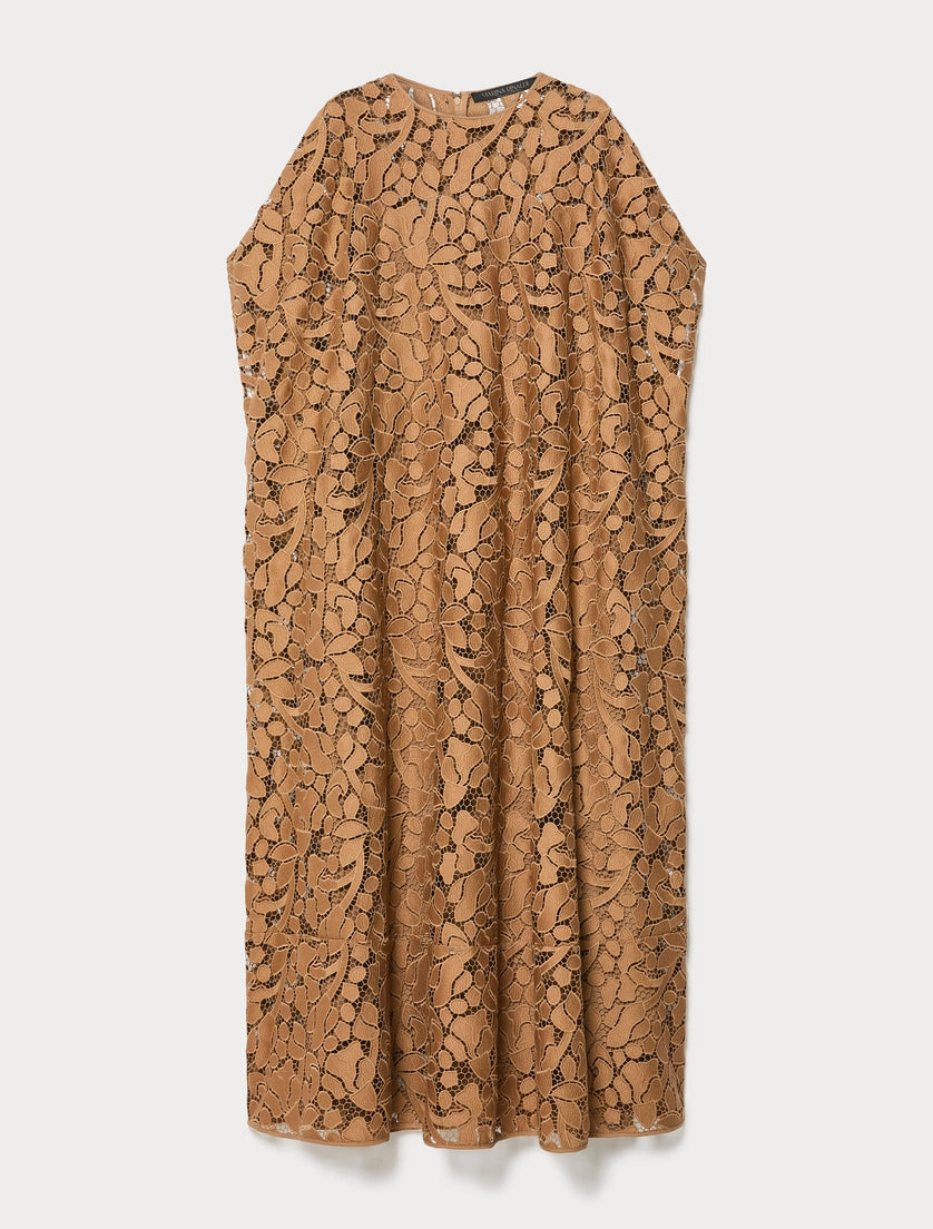 Macramé lace long dress