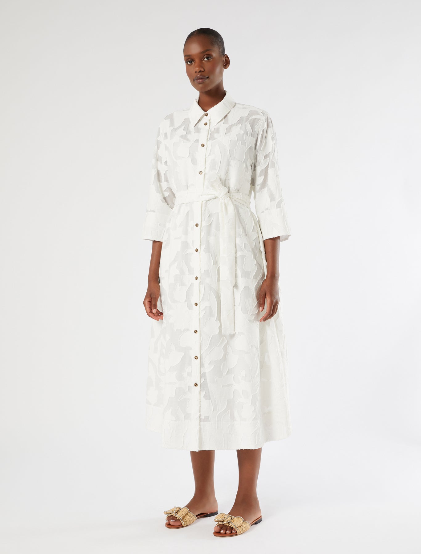 marina rinaldi fil coupé shirt dress for woman