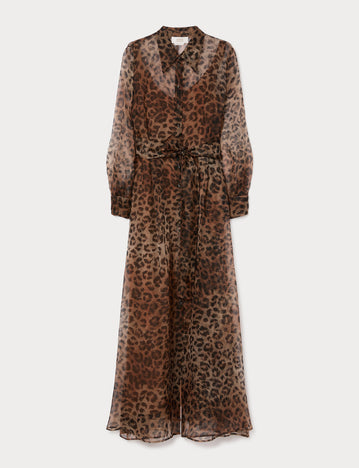 marina rinaldi silk organza shirt dress for woman