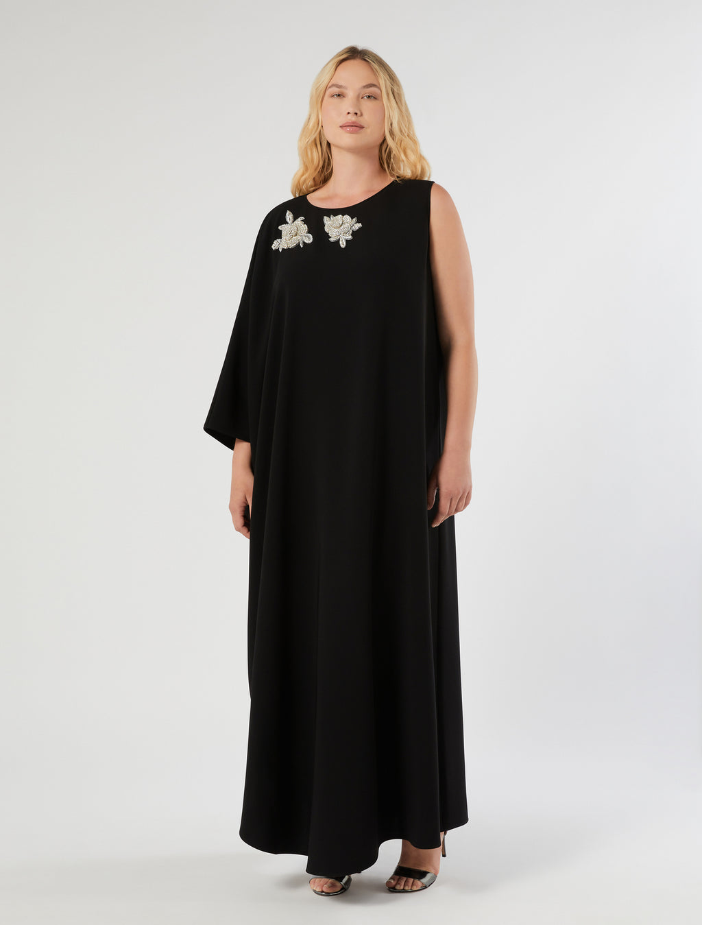 marina rinaldi asymmetrical cady dress for woman