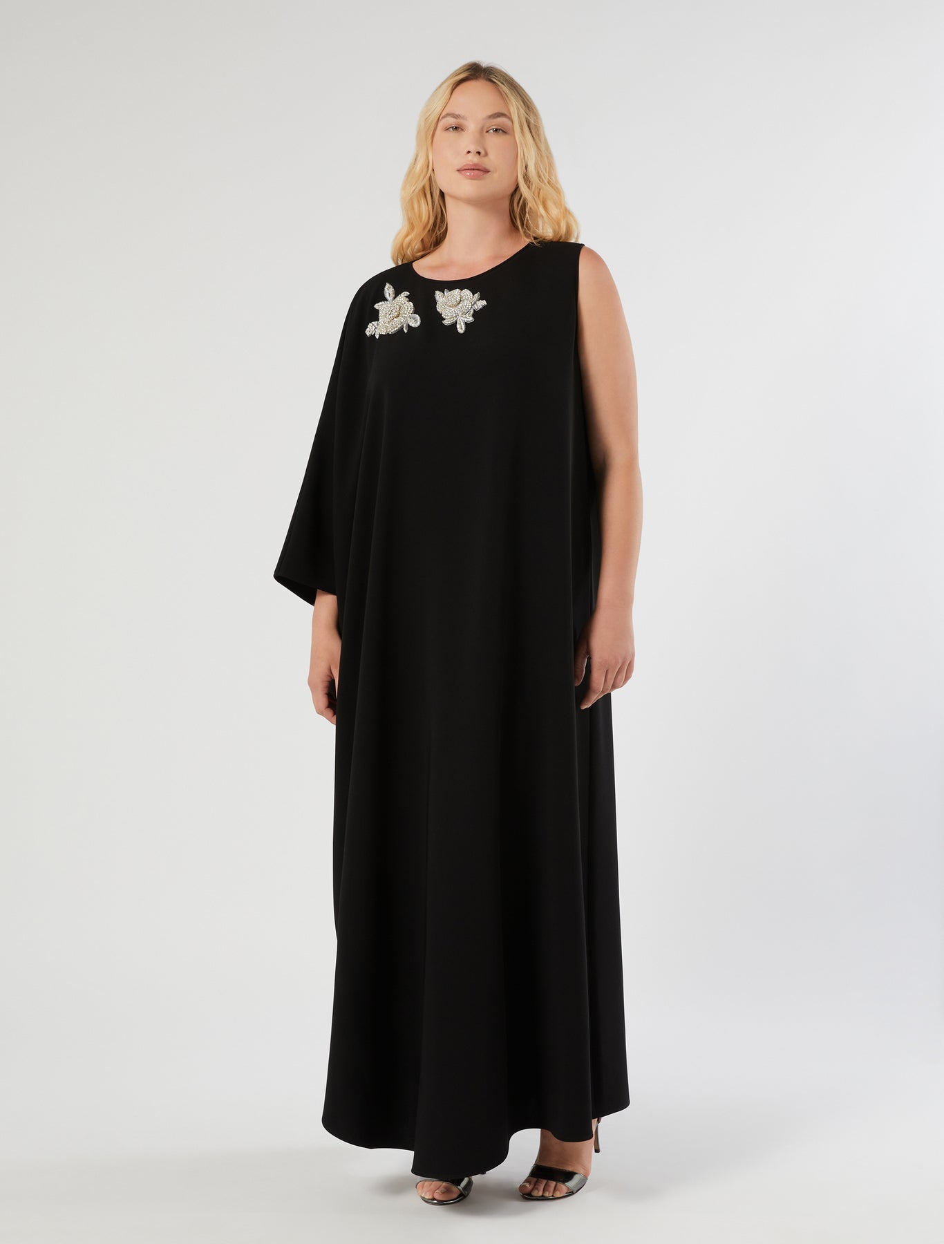 marina rinaldi asymmetrical cady dress for woman