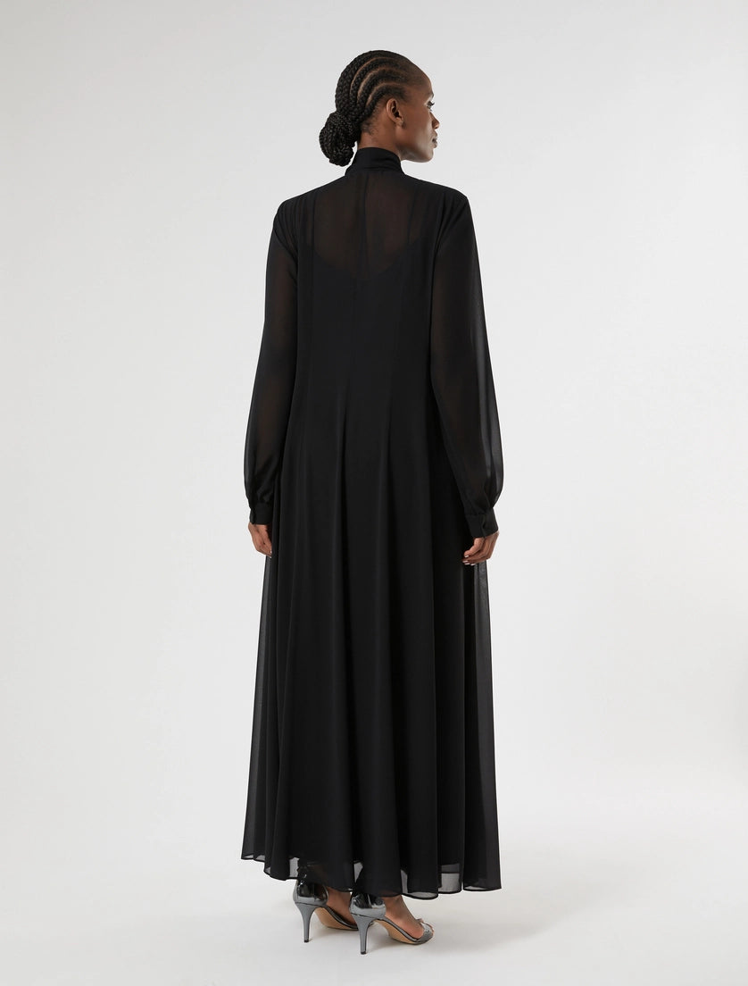 Rhinestone-adorned shirt dress