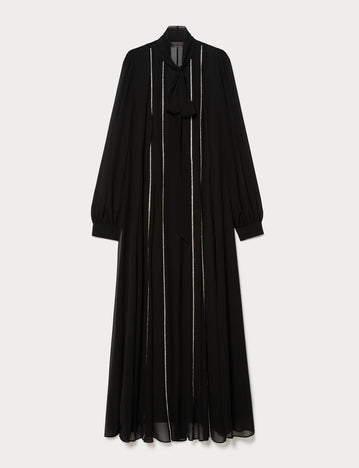 Rhinestone-adorned shirt dress