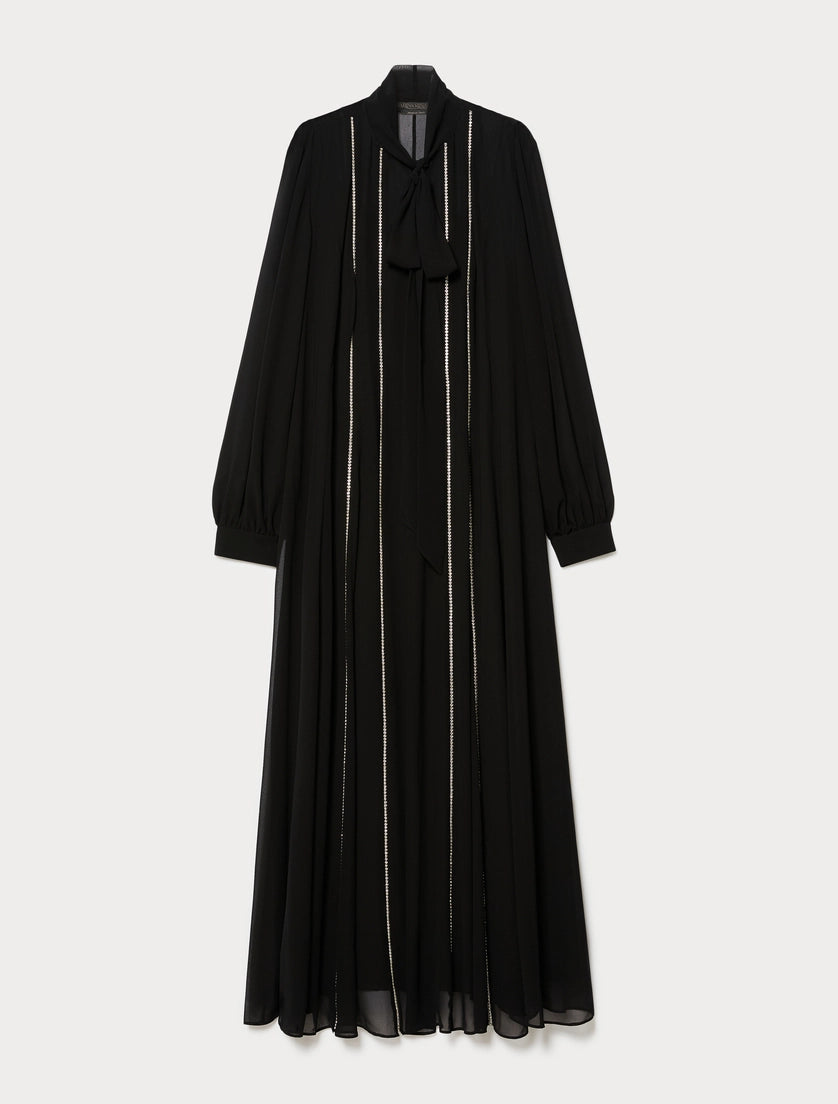 Rhinestone-adorned shirt dress