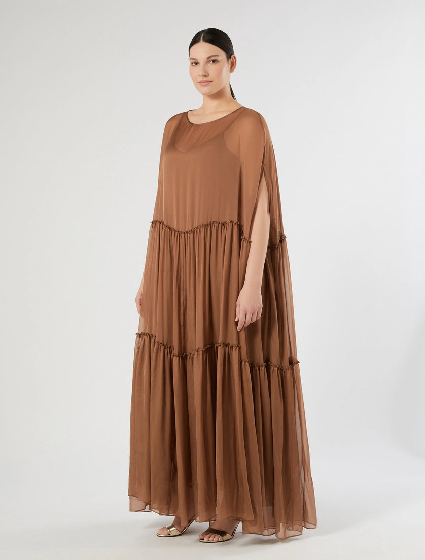 marina rinaldi cape dress for woman