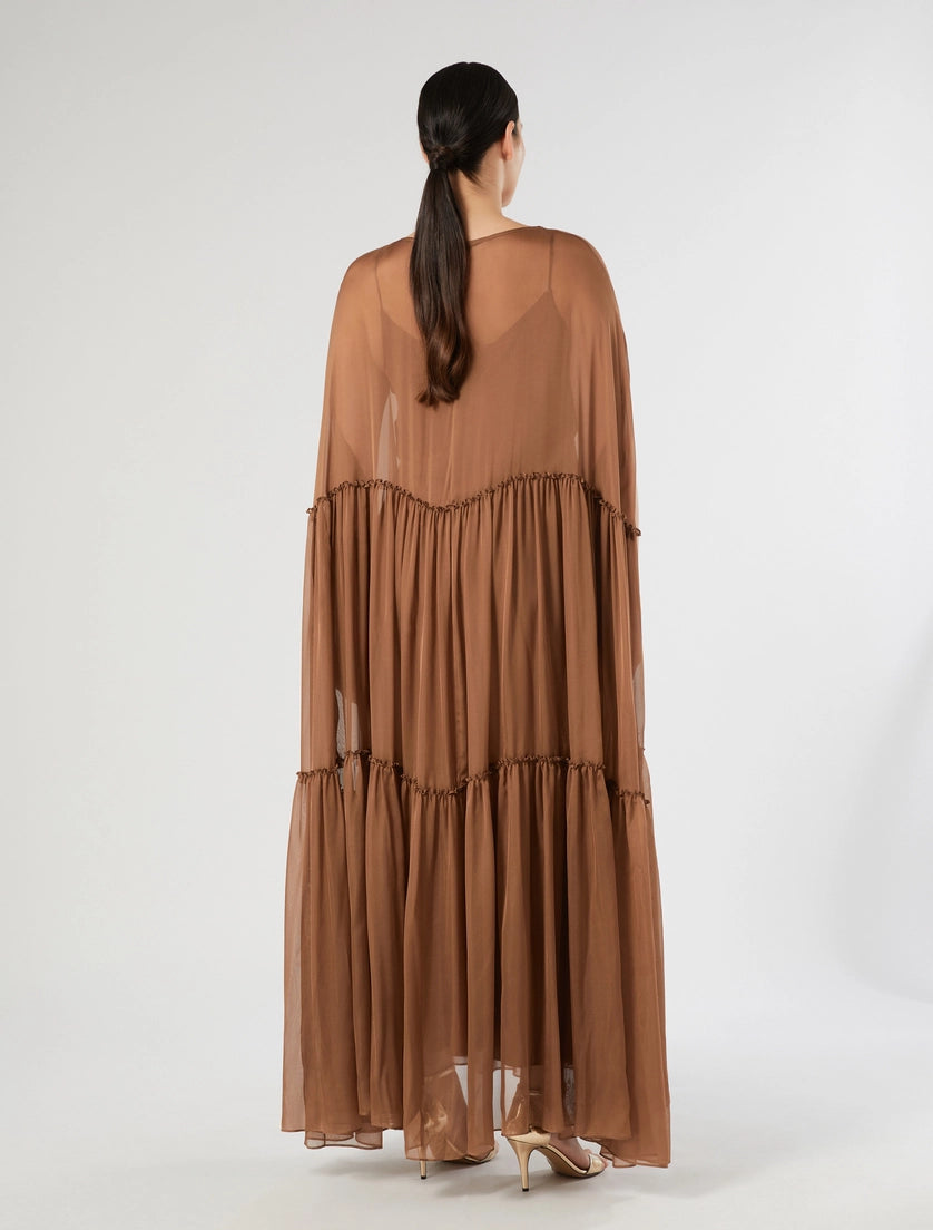 marina rinaldi cape dress for woman