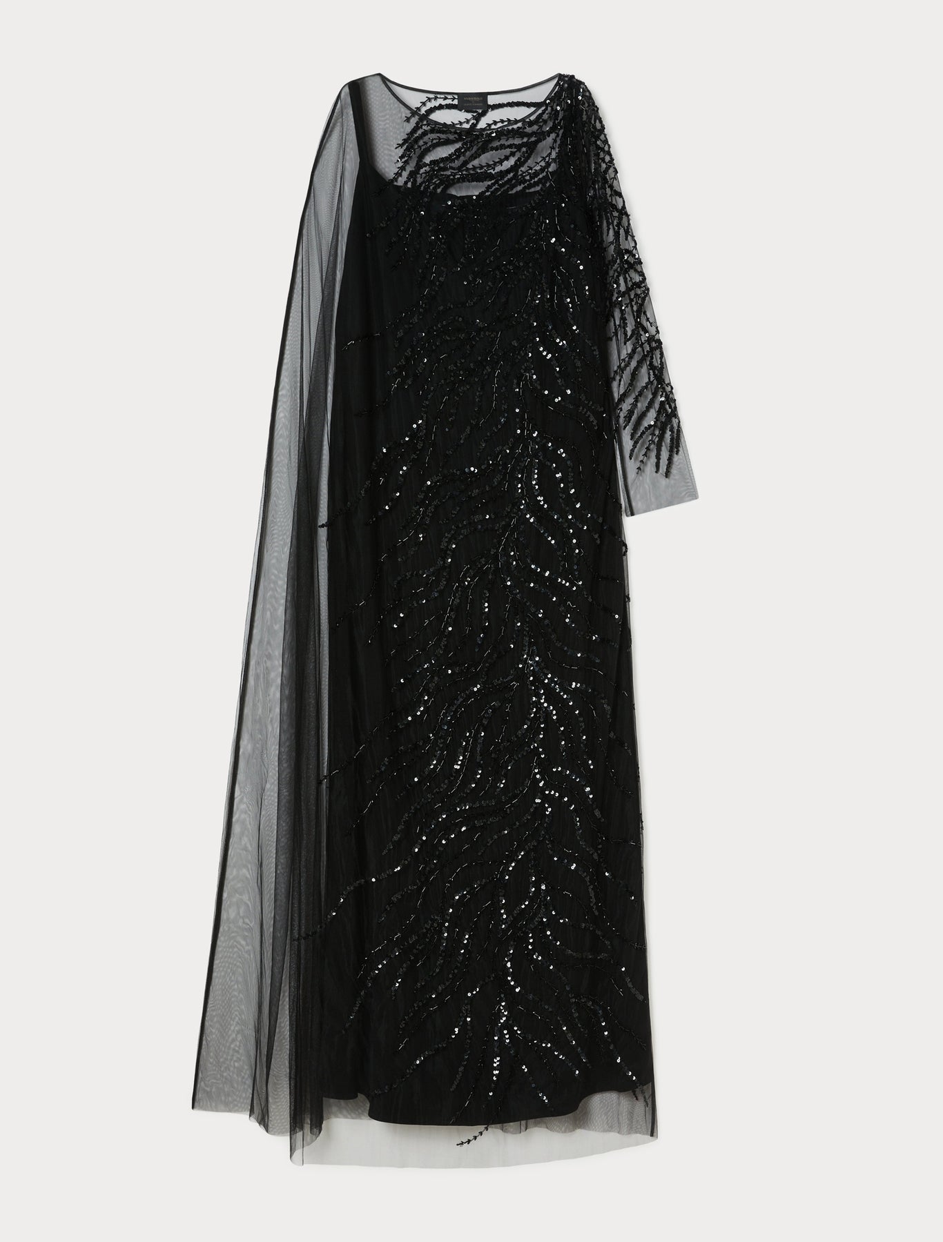 Tulle dress with embroidery