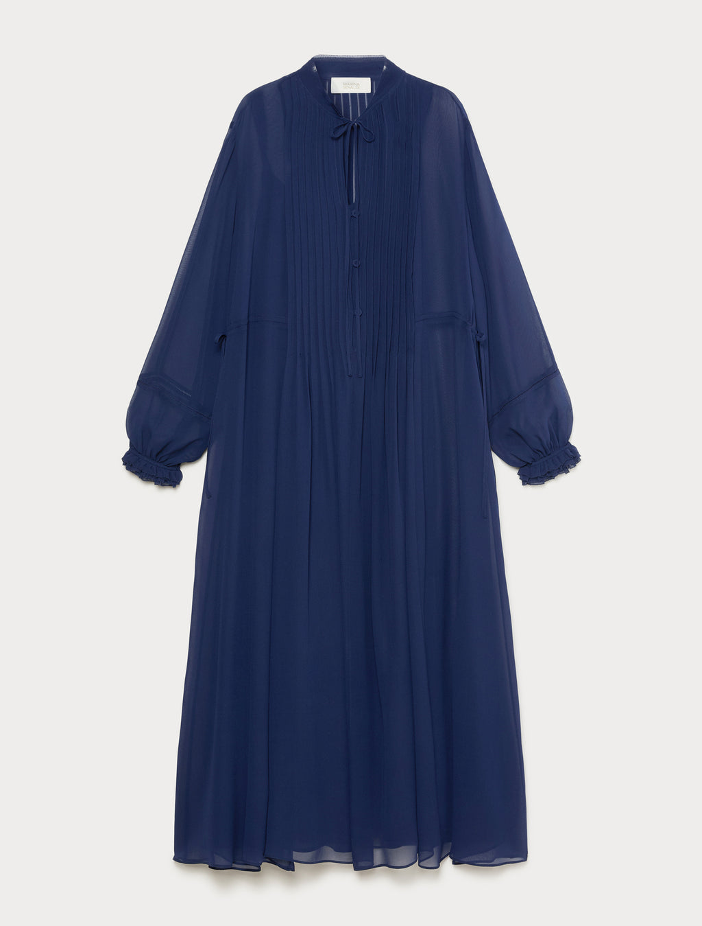 Marina Rinaldi long silk georgette dress for woman