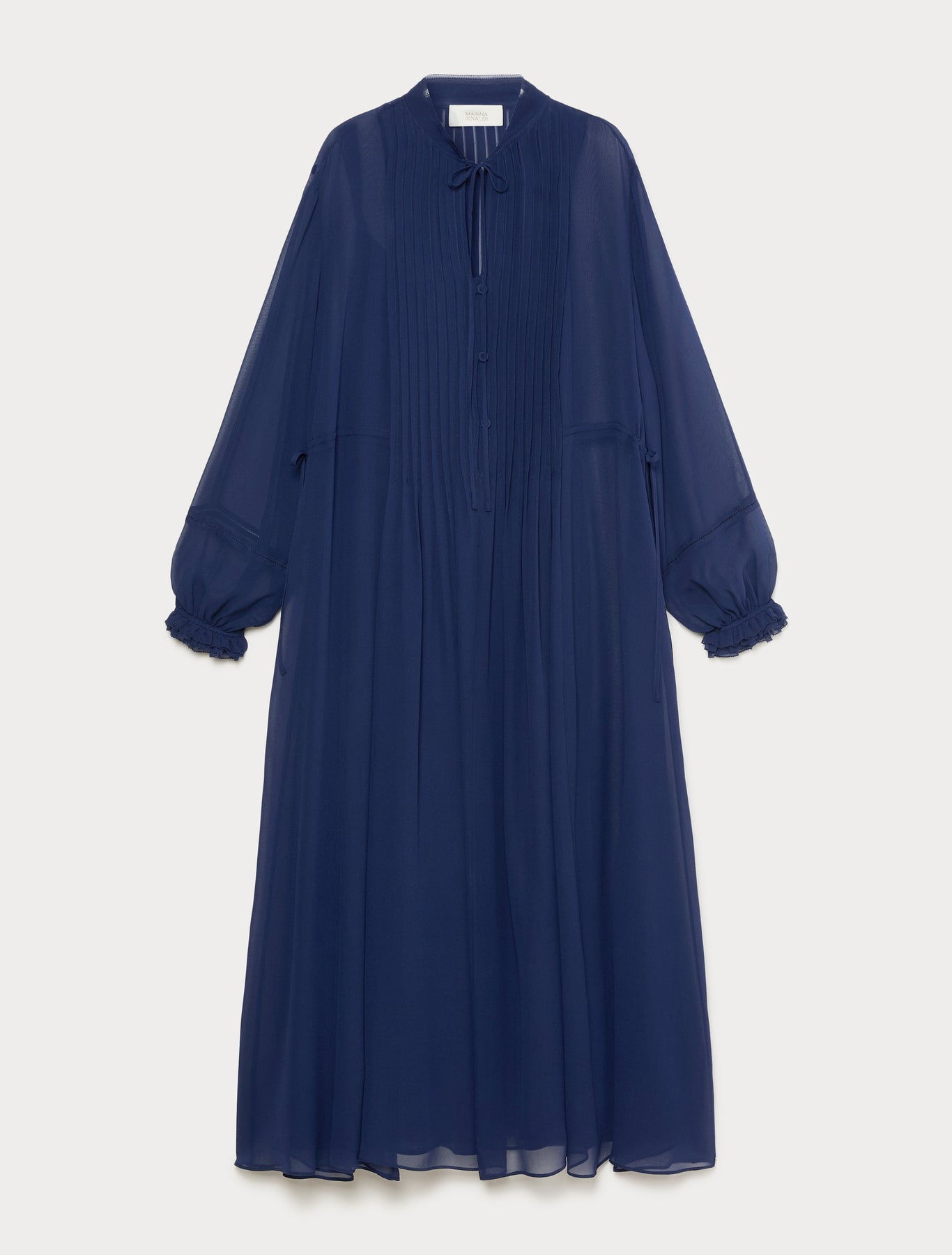 Marina Rinaldi long silk georgette dress for woman
