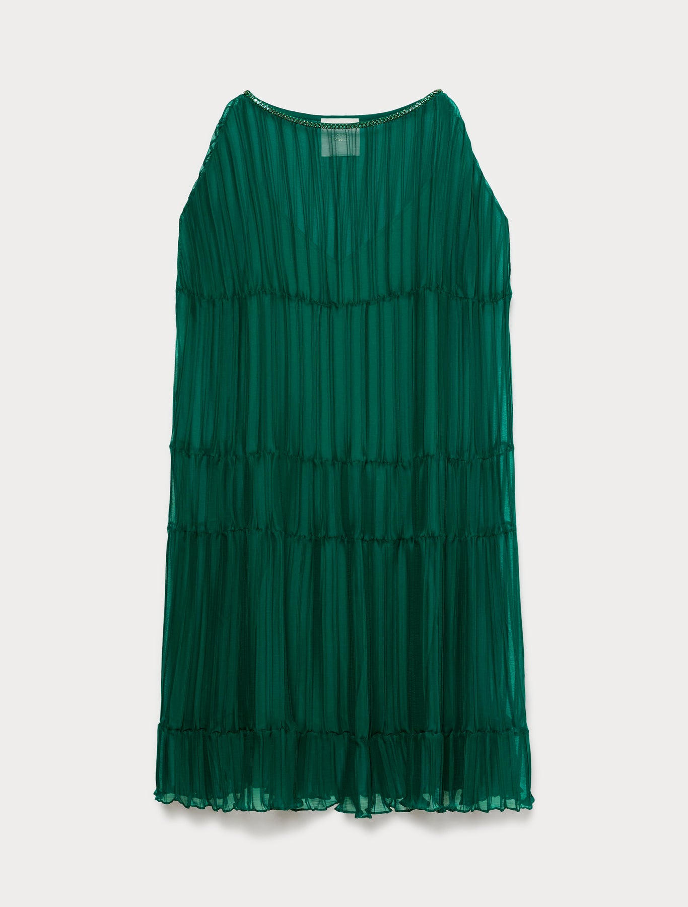 Marina Rinaldi pleated georgette dress for woman