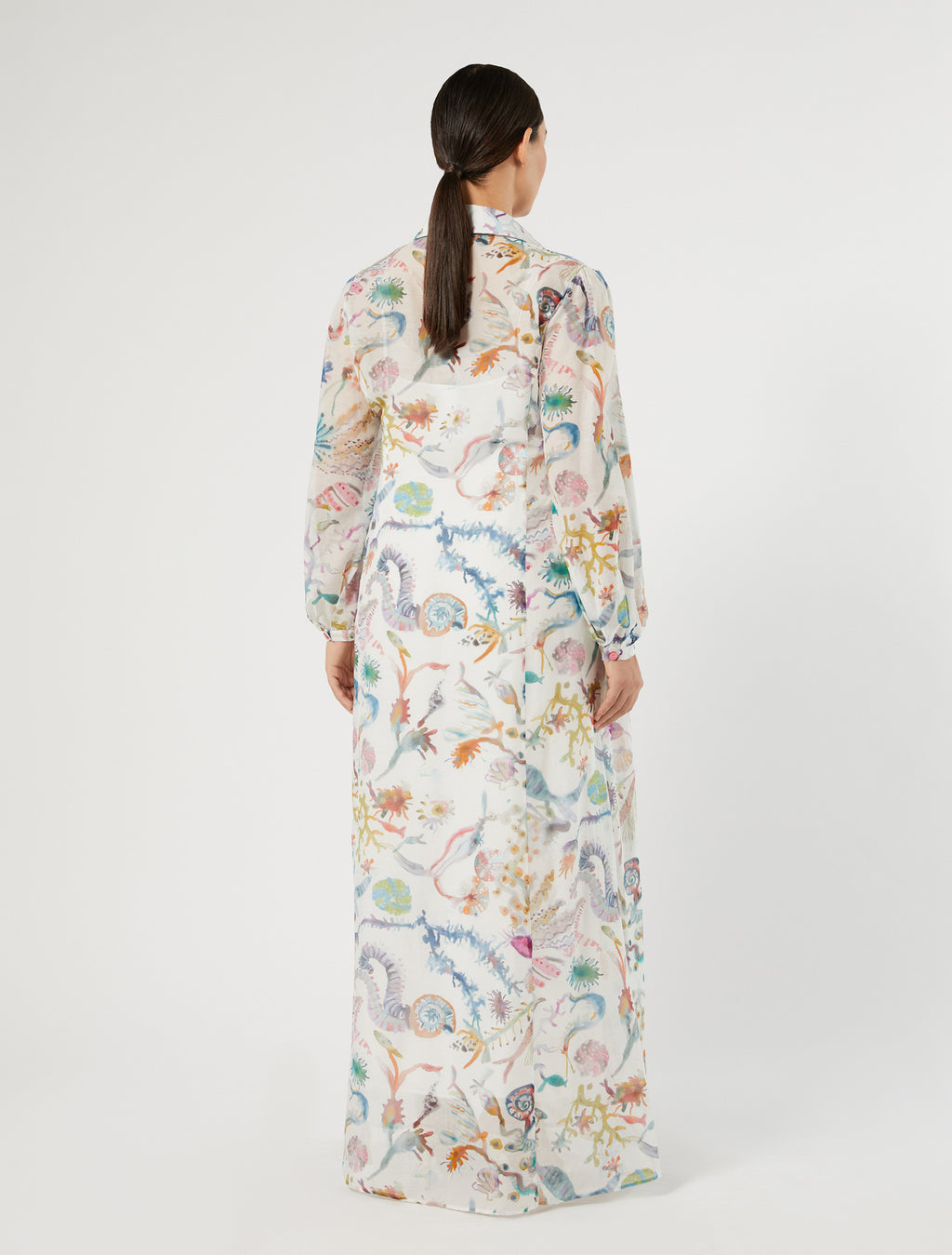 Marina Rinaldi cotton and silk dress for woman