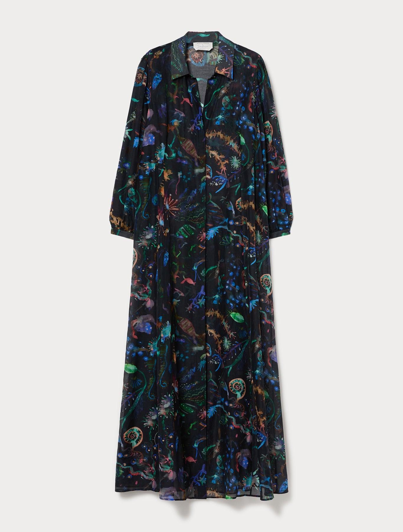 Marina Rinaldi cotton and silk dress for woman