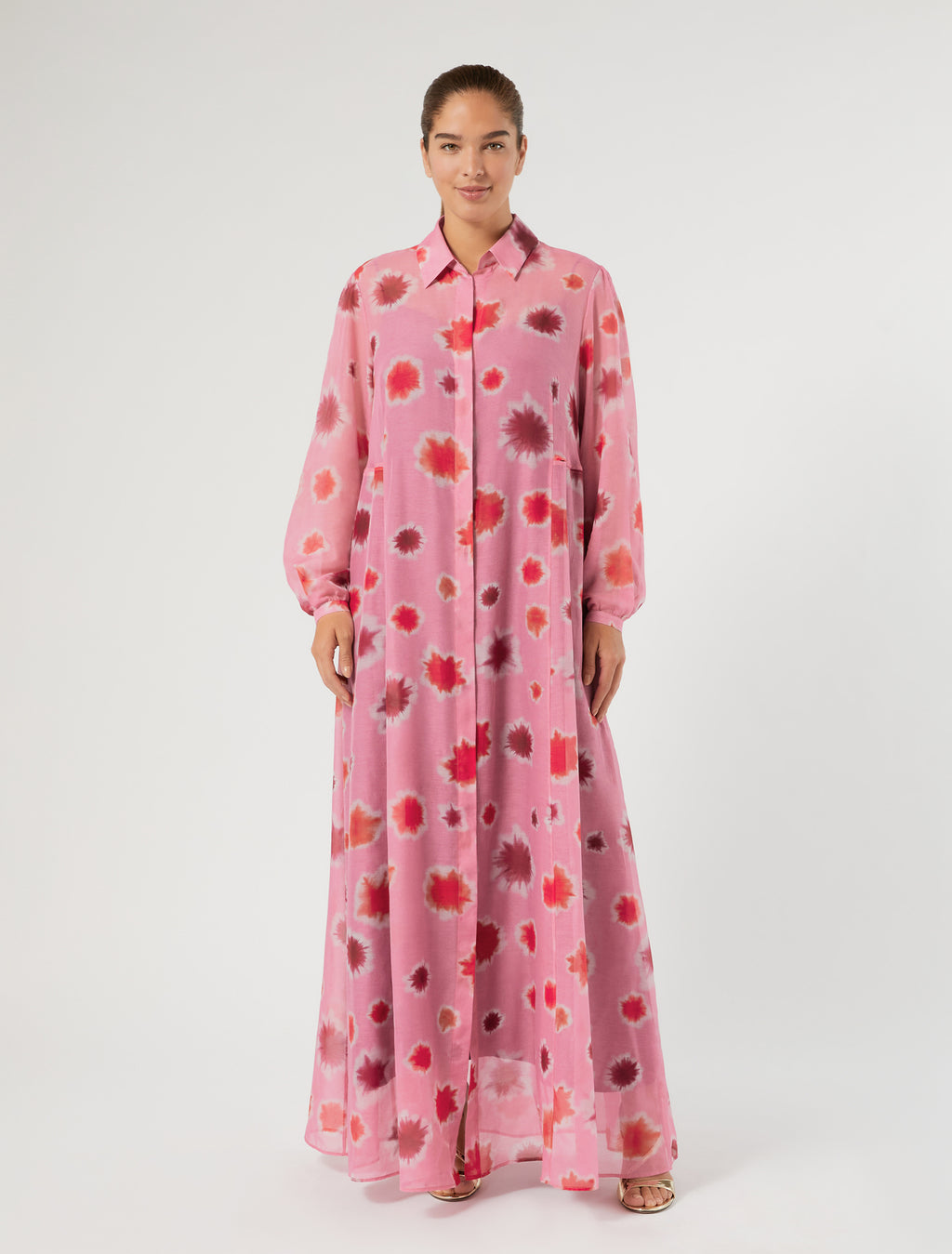 Marina Rinaldi cotton and silk dress for woman