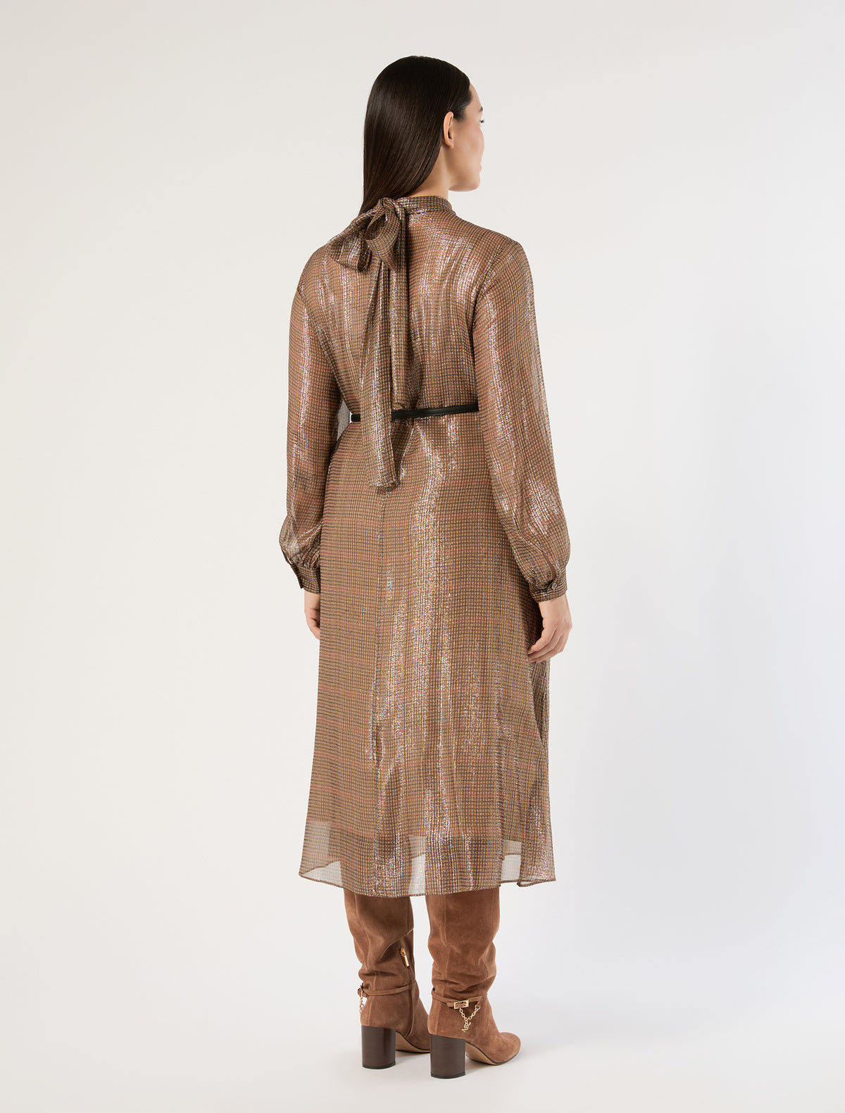 Marina Rinaldi silk georgette dress for woman
