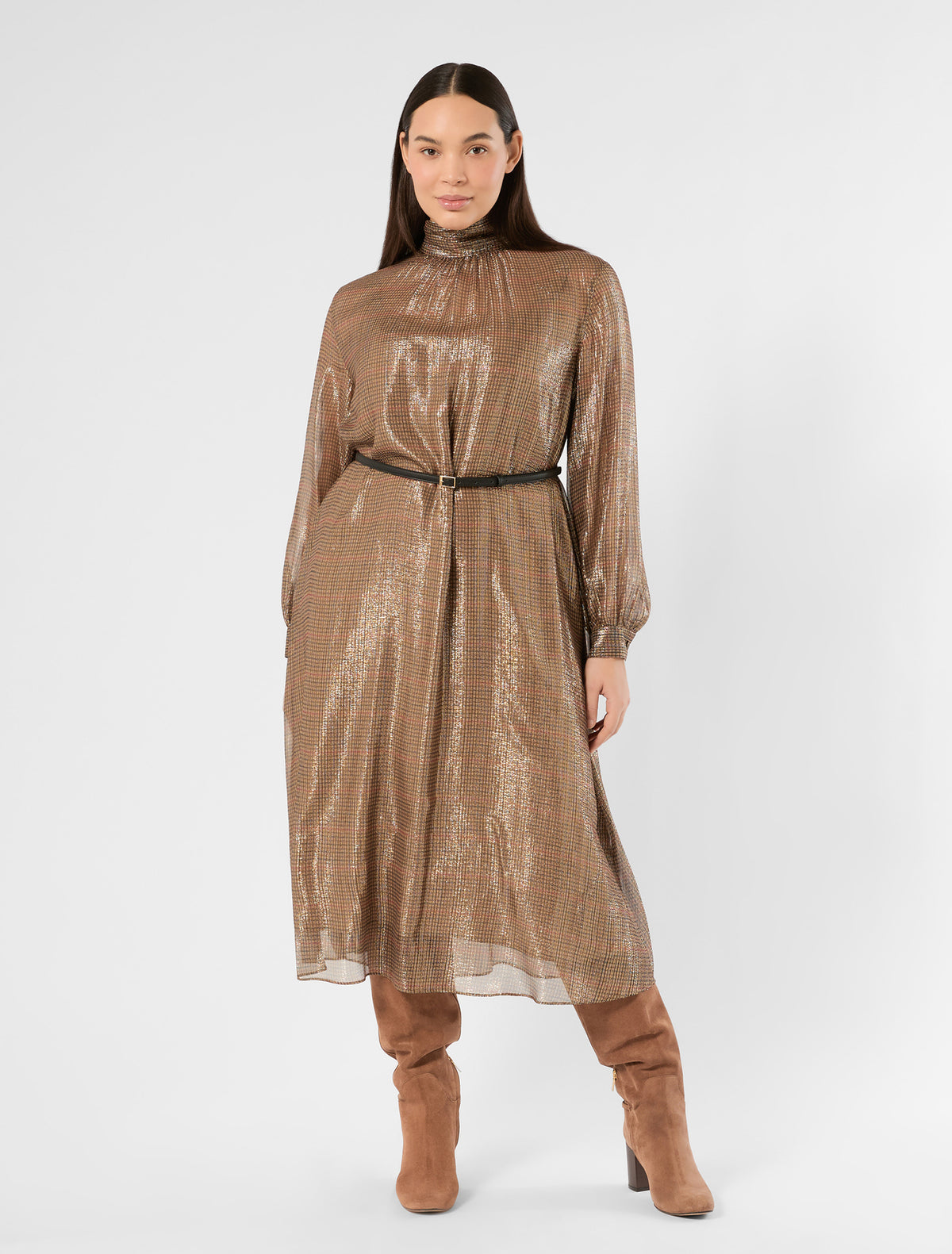 Marina Rinaldi silk georgette dress for woman