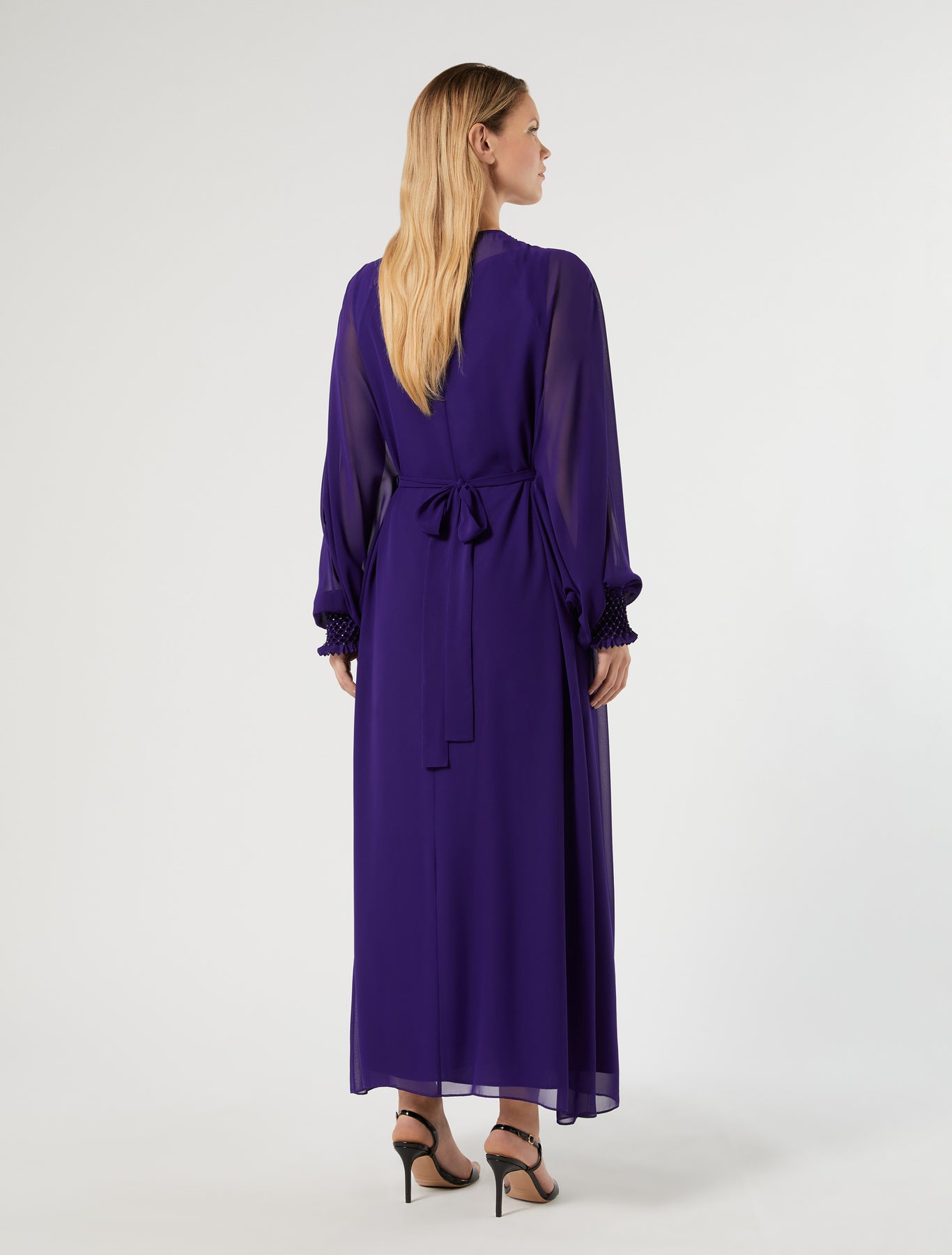 Marina Rinaldi embroidered georgette dress for woman