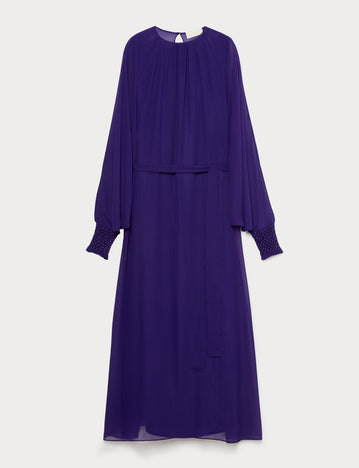 Marina Rinaldi embroidered georgette dress for woman