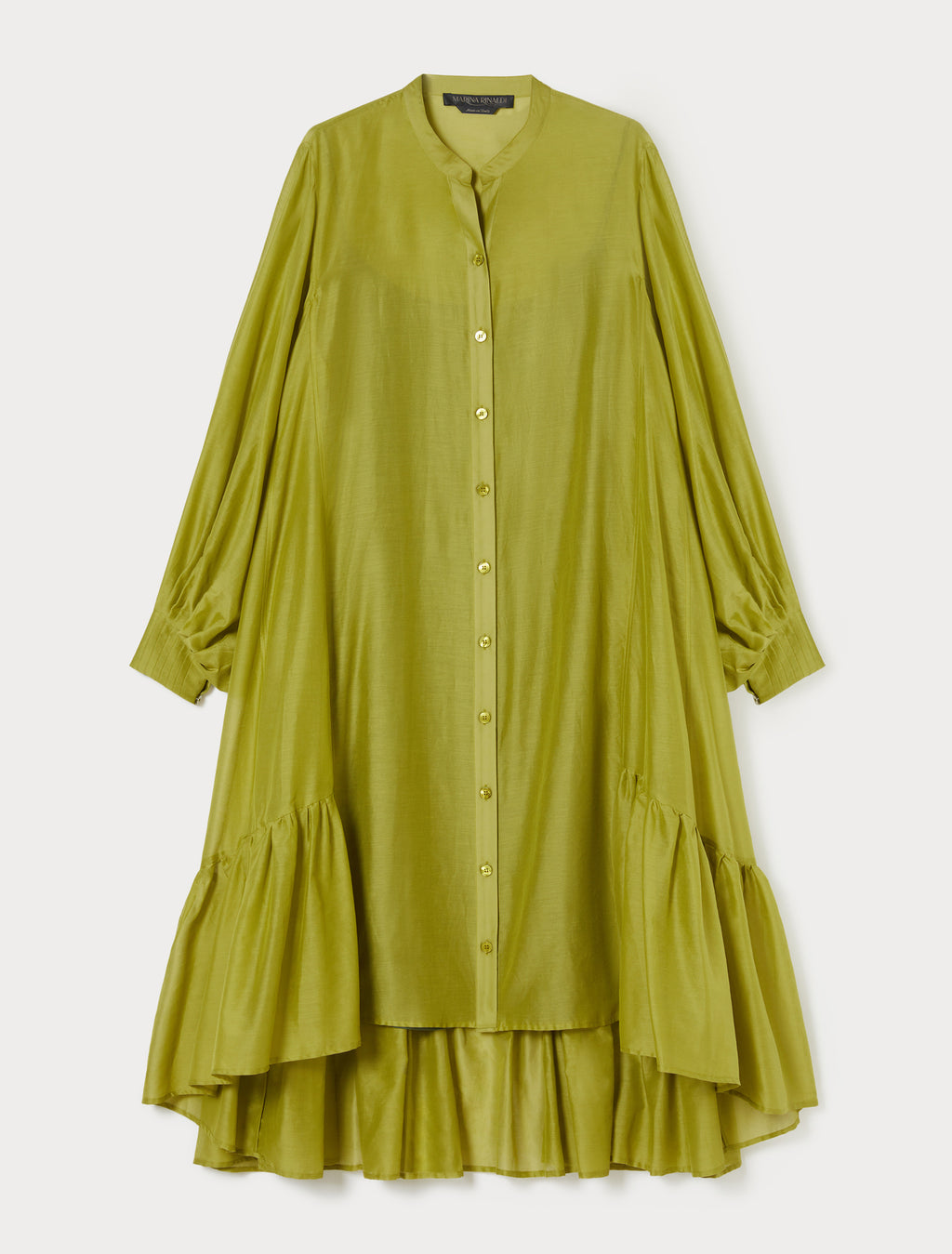 Cotton and silk voile dress