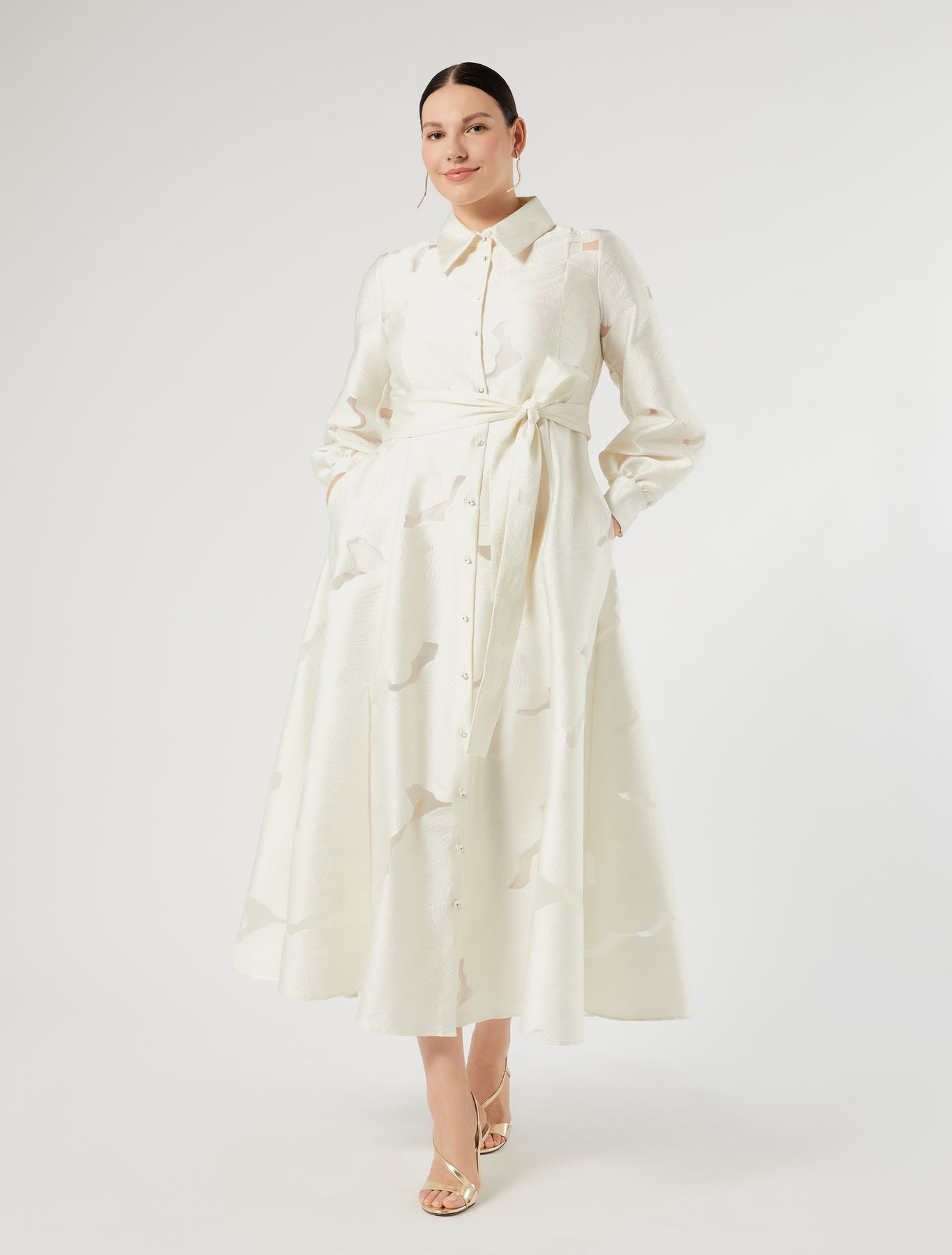 Marina Rinaldi fil coupé shirt dress for woman