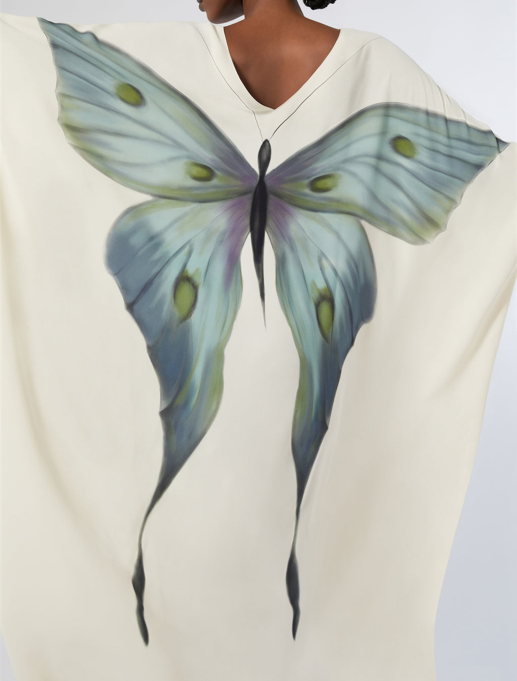 Cotton and silk voile dress