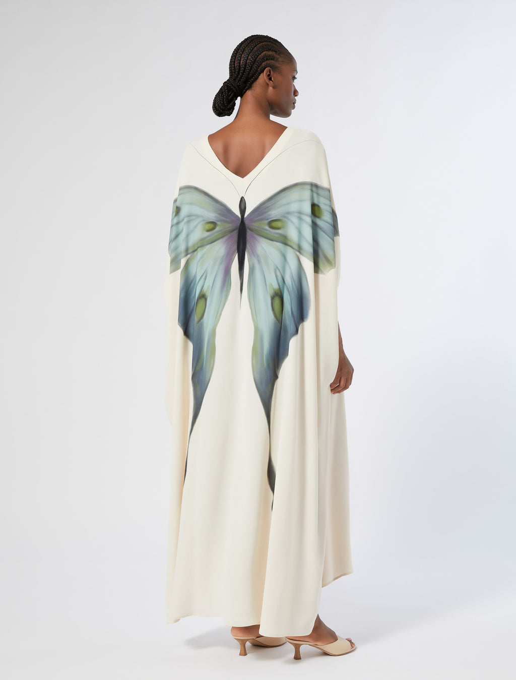 Cotton and silk voile dress