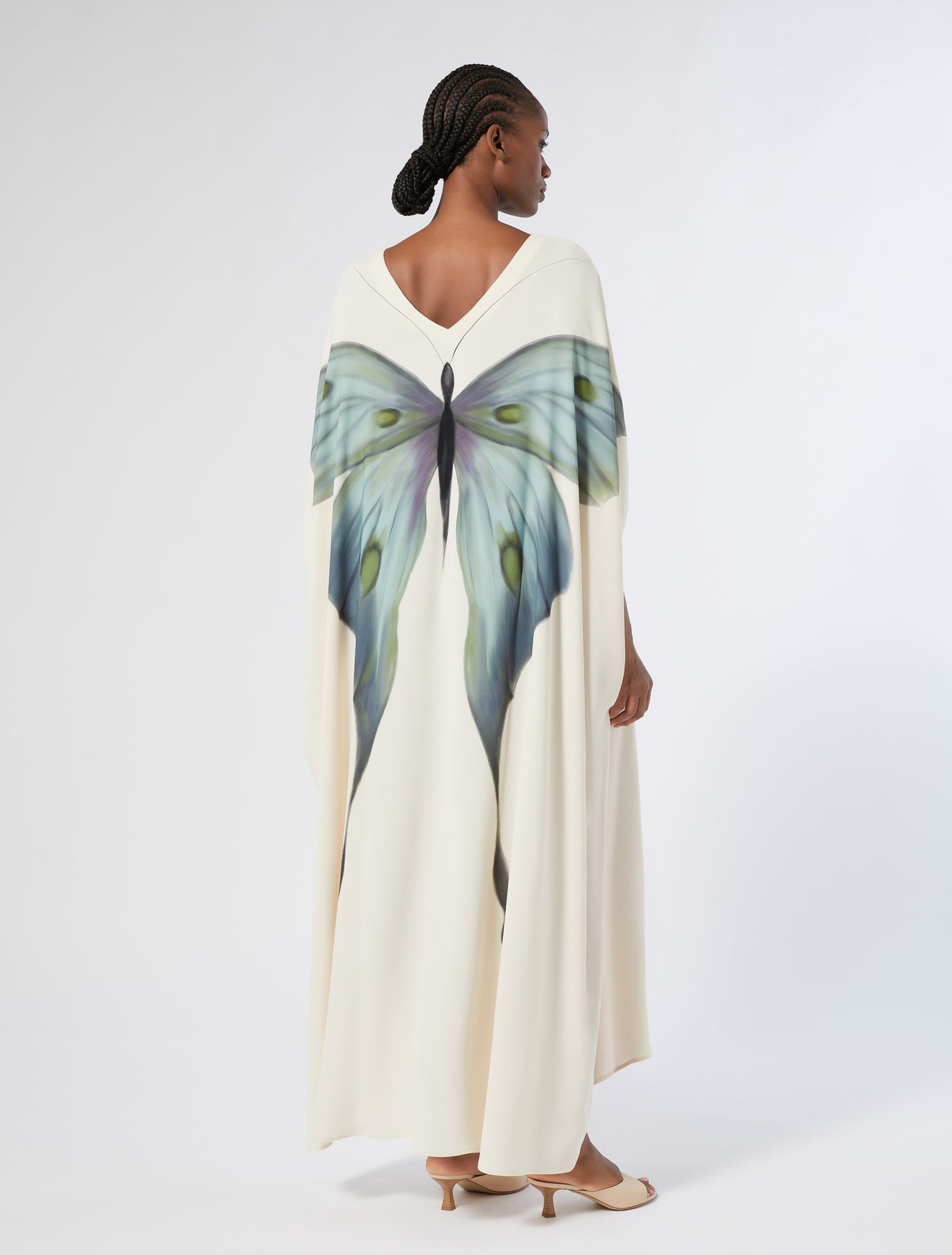 Cotton and silk voile dress