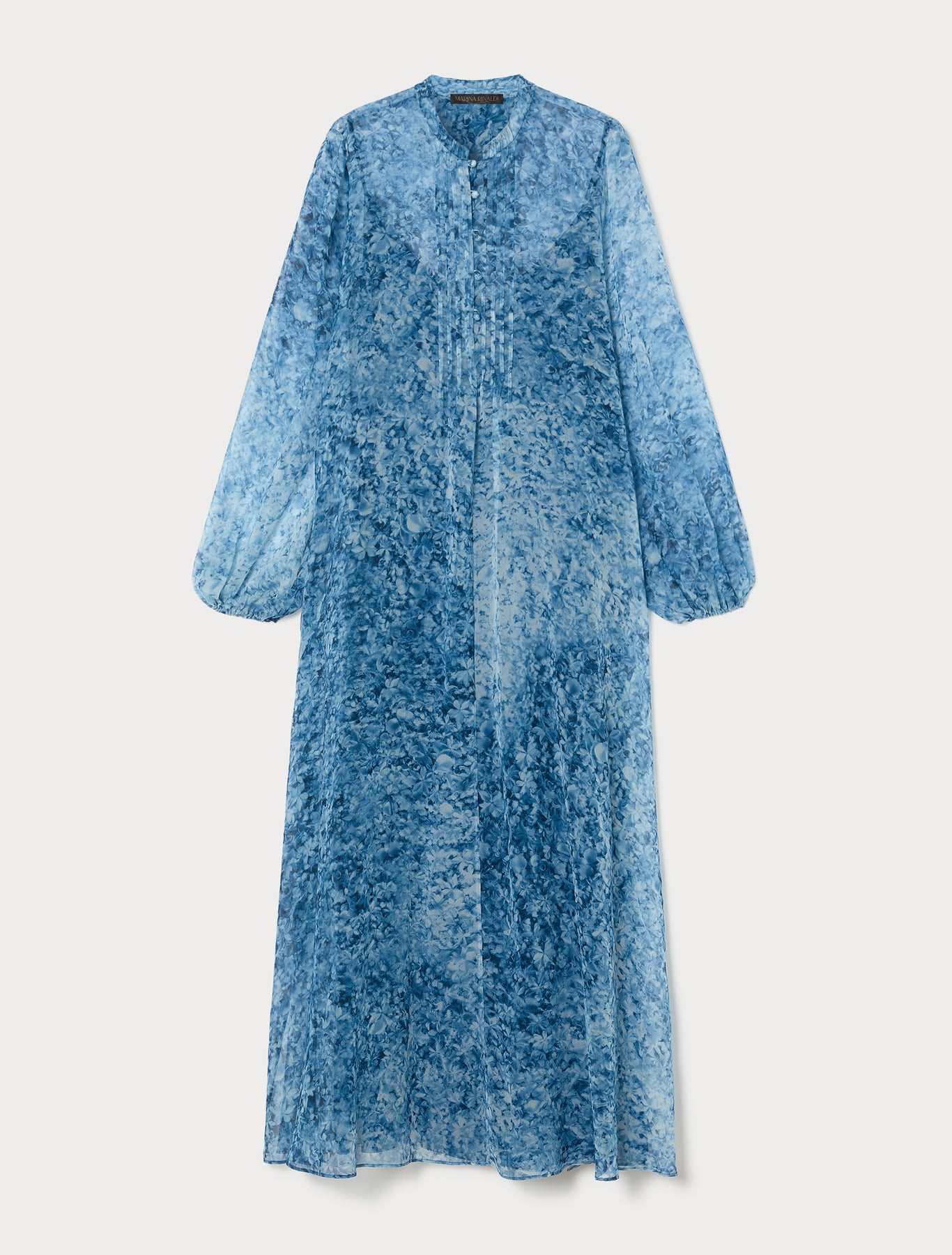 marina rinaldi printed georgette dress for woman