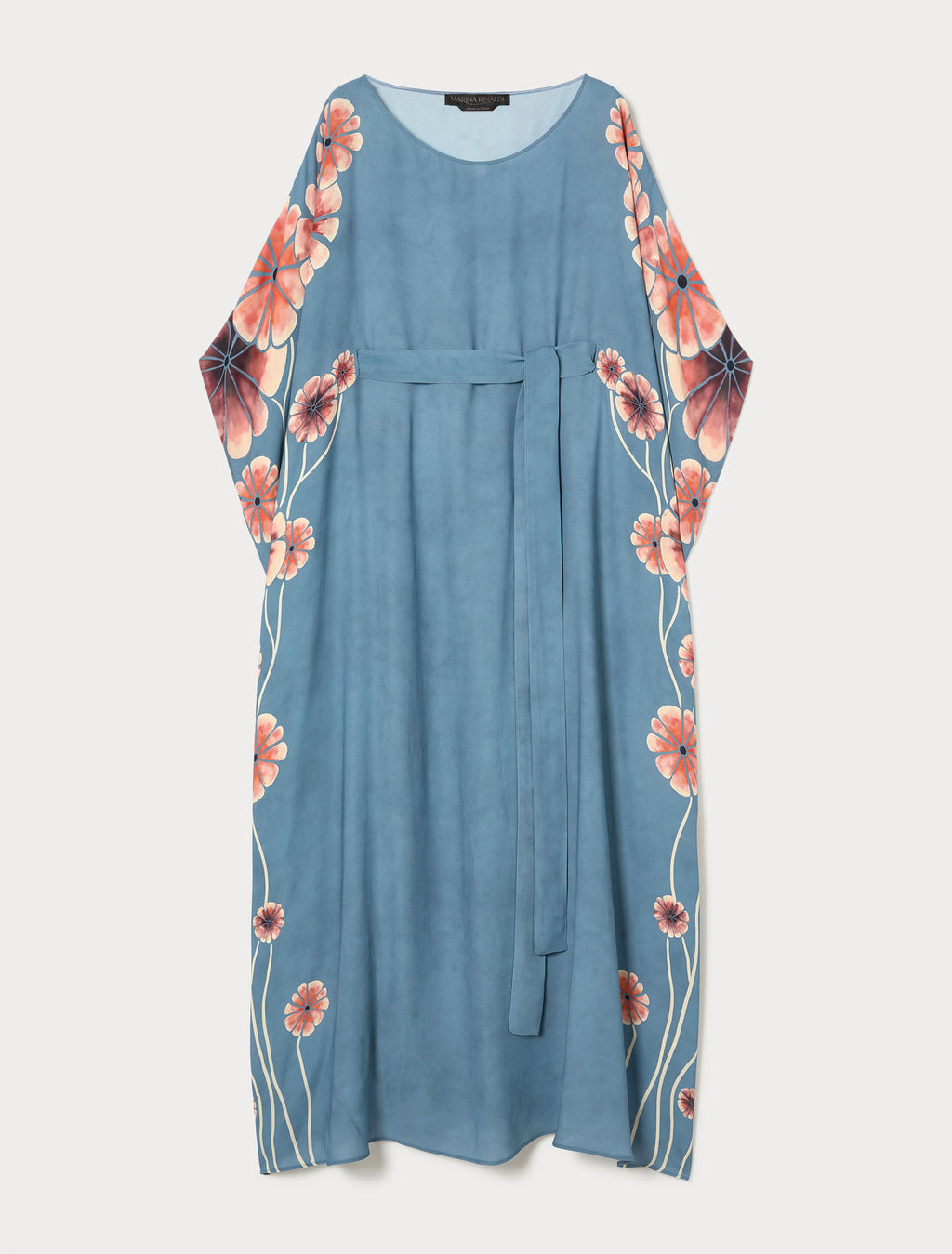 Double georgette caftan dress