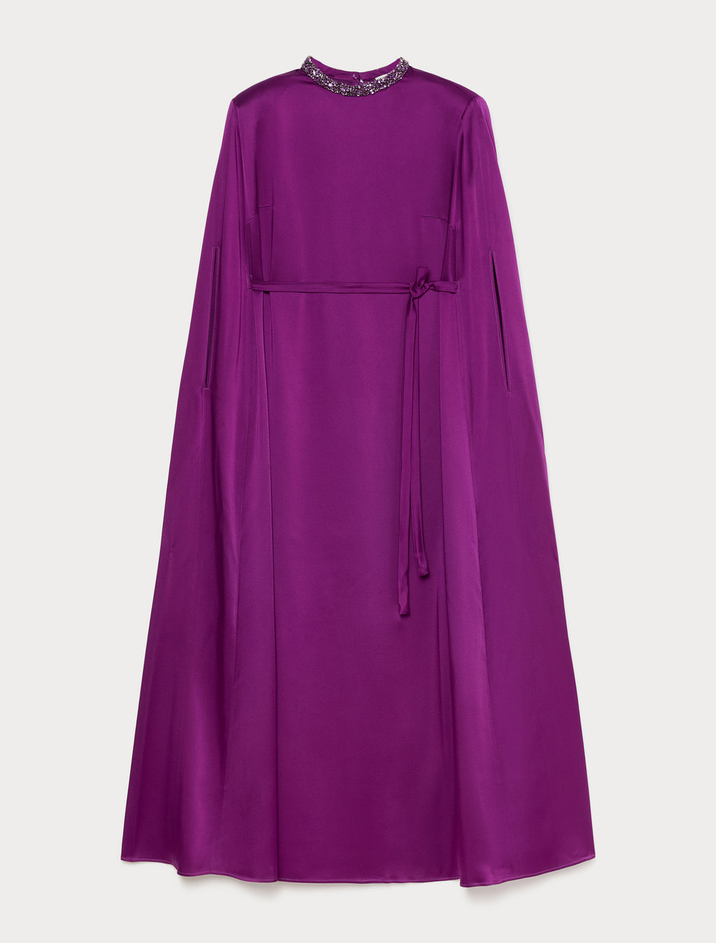Marina Rinaldi shiny envers satin dress for woman