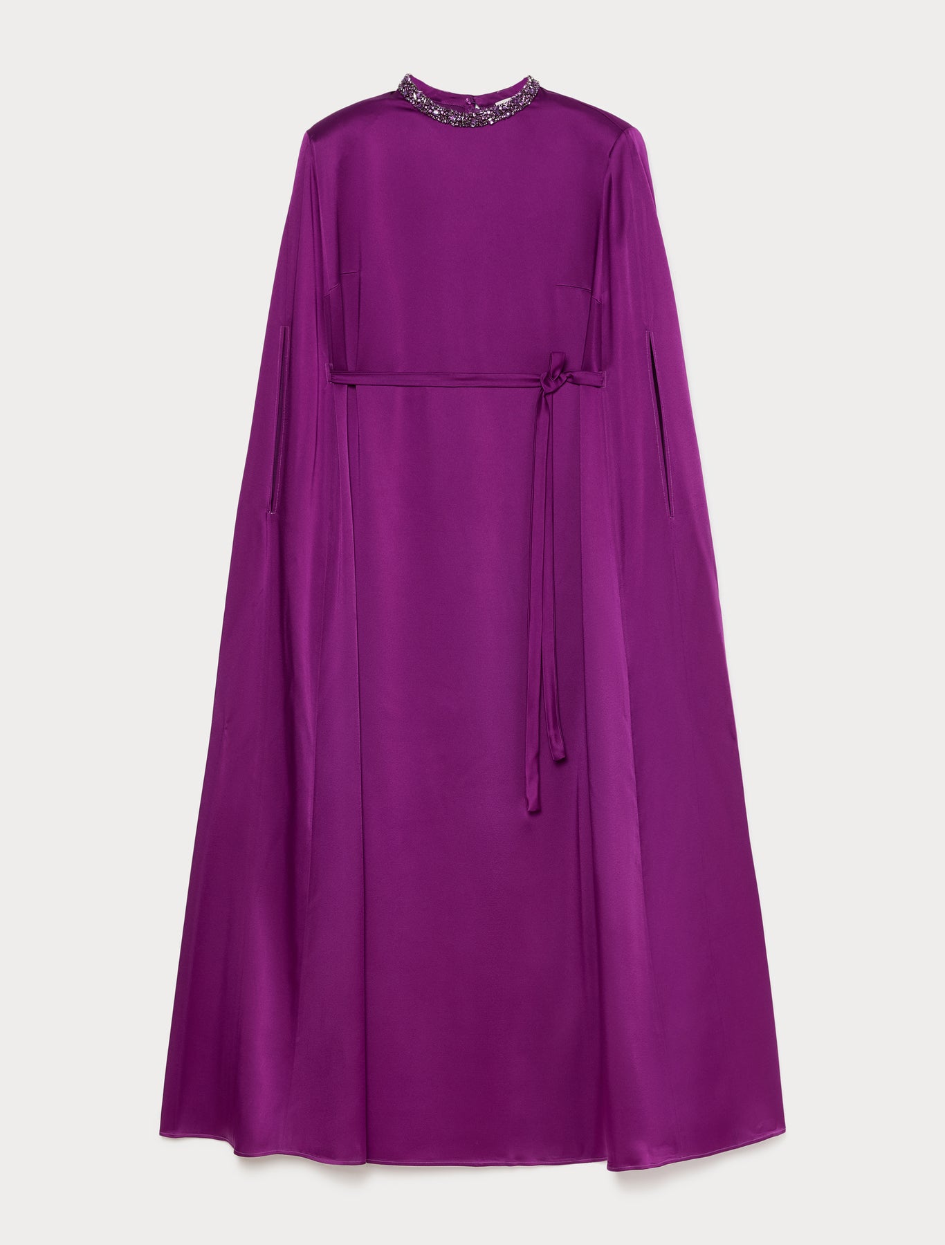Marina Rinaldi shiny envers satin dress for woman