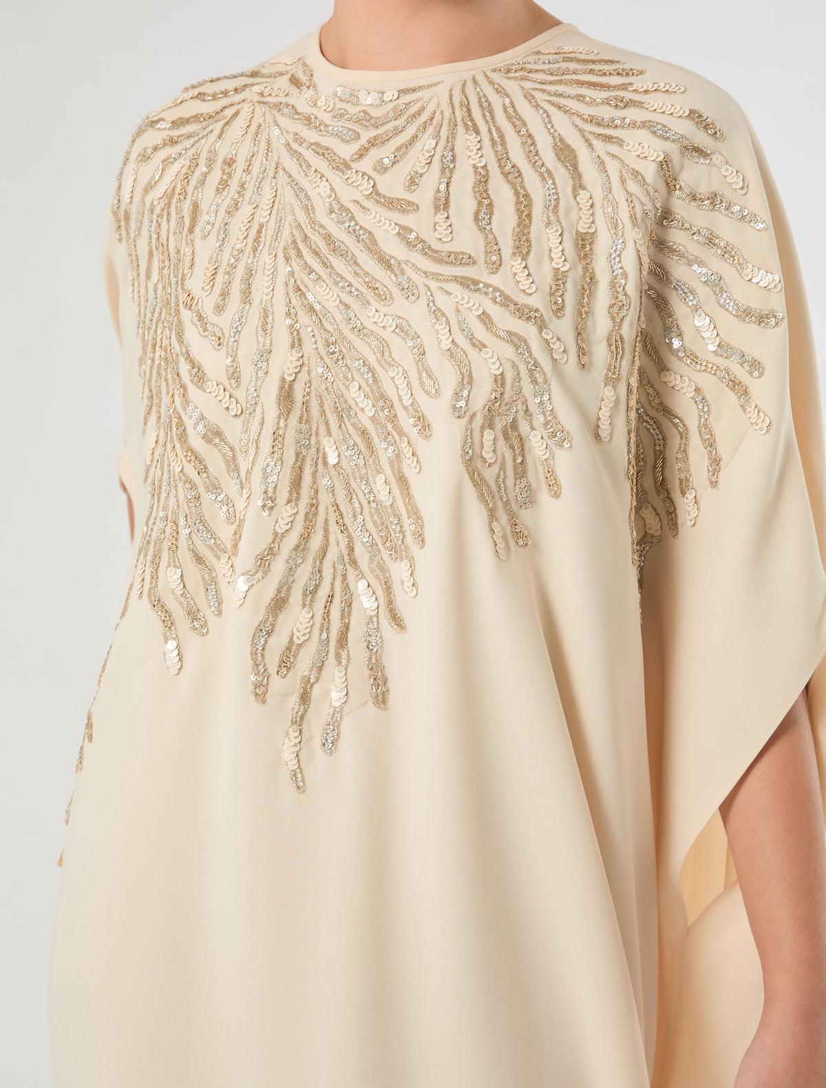 Marina Rinaldi cady dress with embroidery for woman