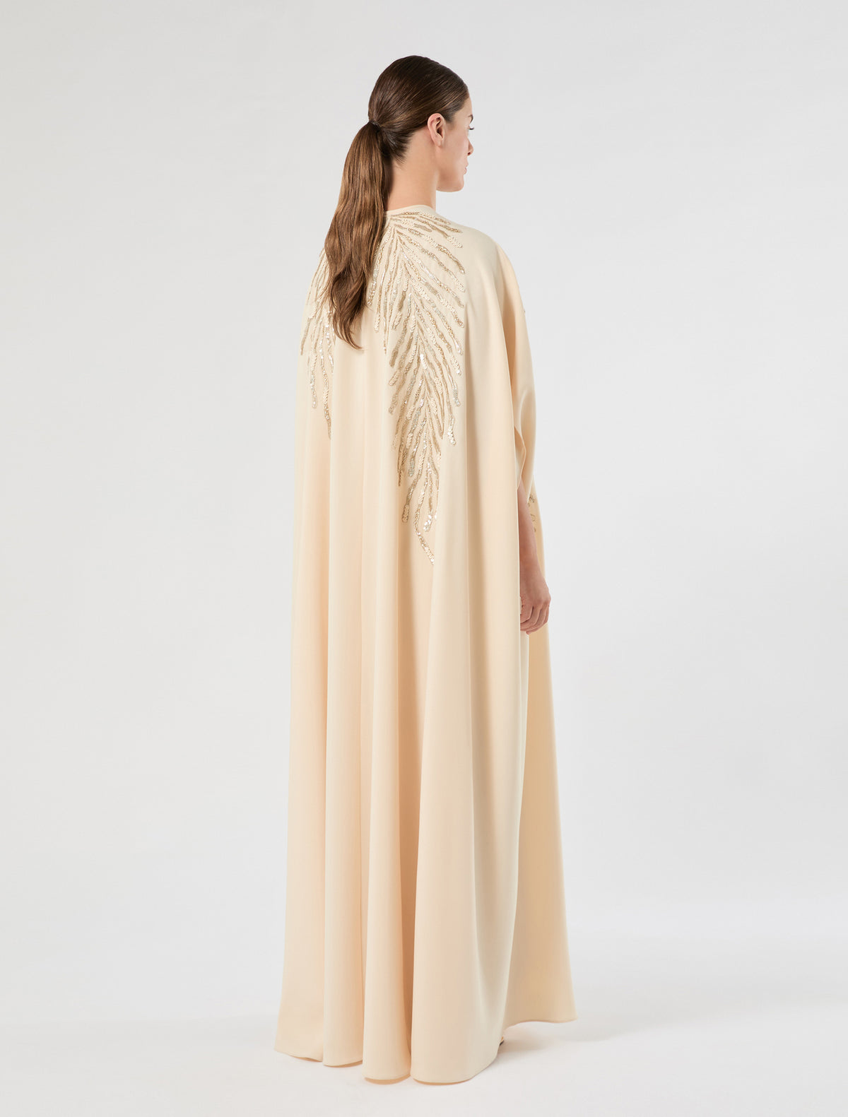 Marina Rinaldi cady dress with embroidery for woman